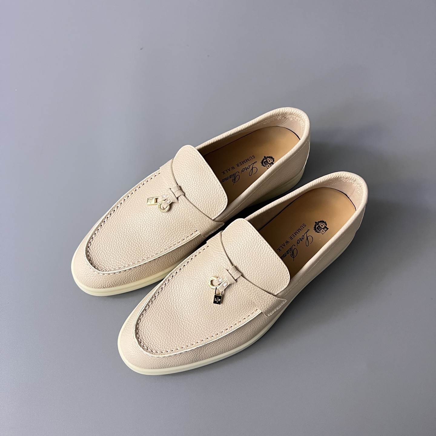 Loro Piana LP Summer Walk / End Walk — Low-Top, Round-Toe Slip-On Loafers for Women