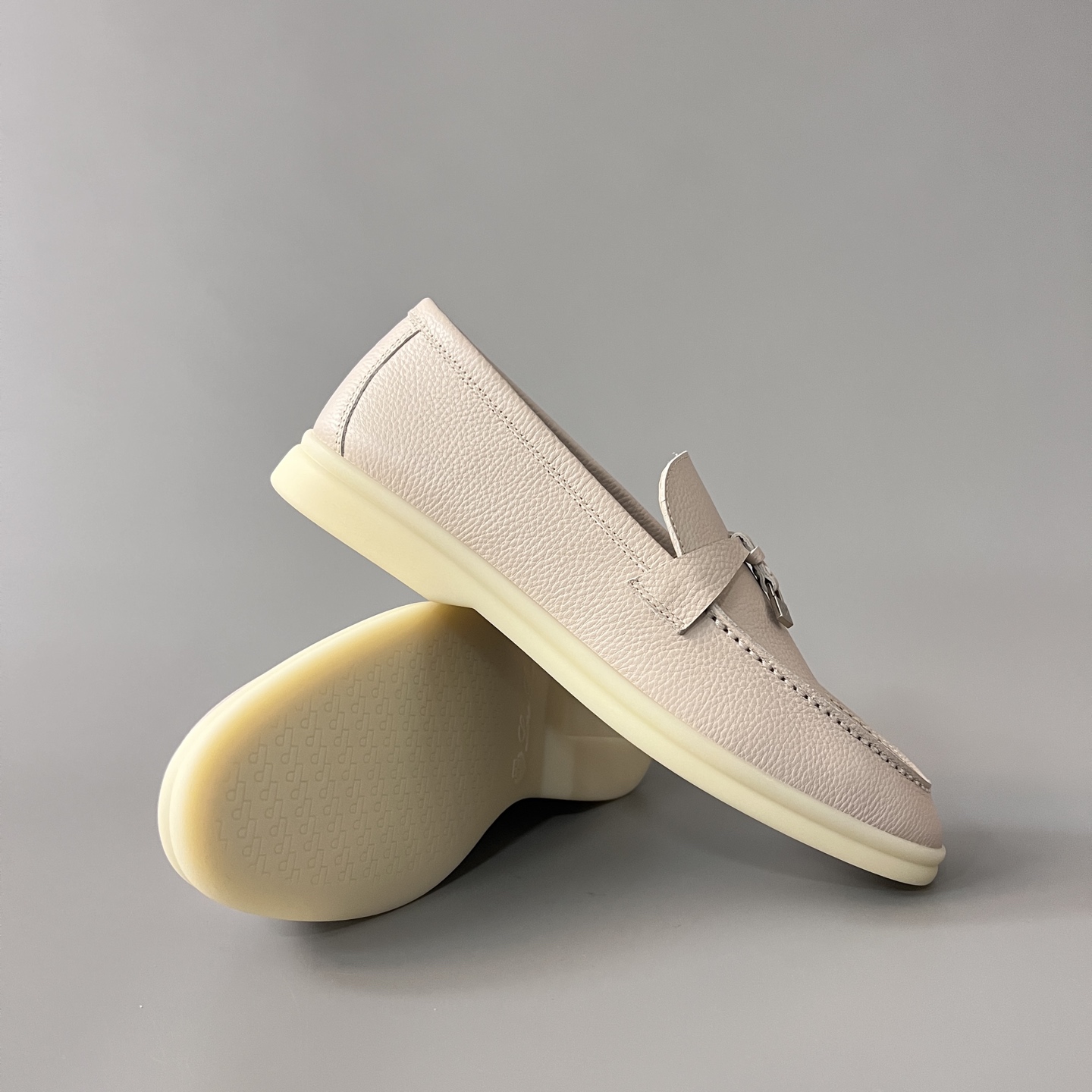 Loro Piana LP Summer Walk / End Walk — Low-Top, Round-Toe Slip-On Loafers for Women