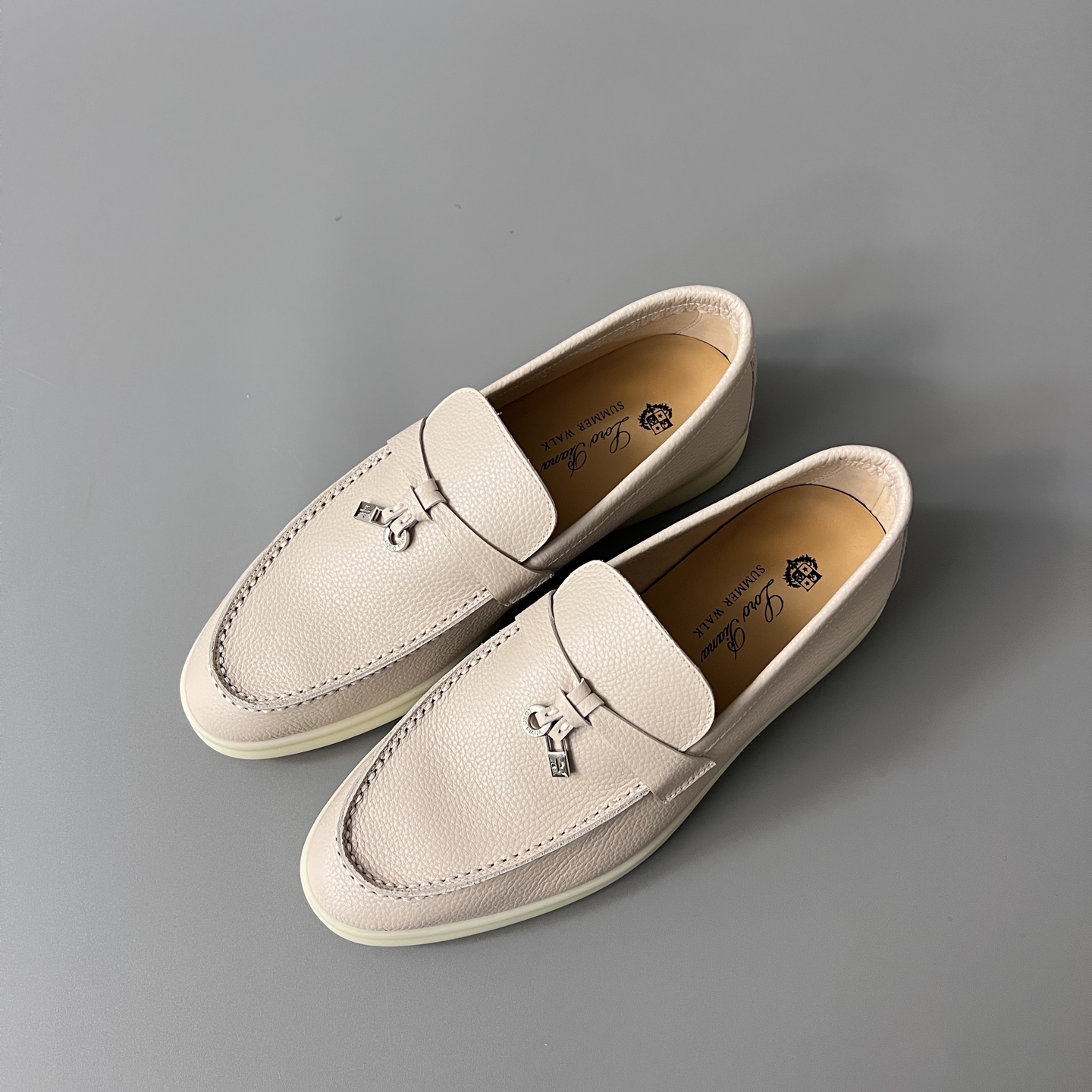 Loro Piana LP Summer Walk / End Walk — Low-Top, Round-Toe Slip-On Loafers for Women
