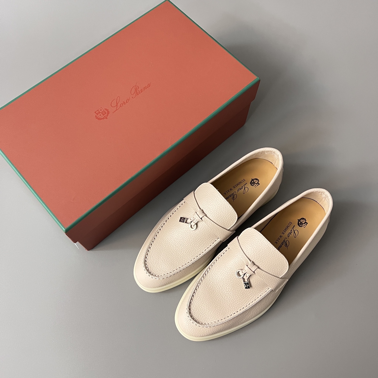 Loro Piana LP Summer Walk / End Walk — Low-Top, Round-Toe Slip-On Loafers for Women