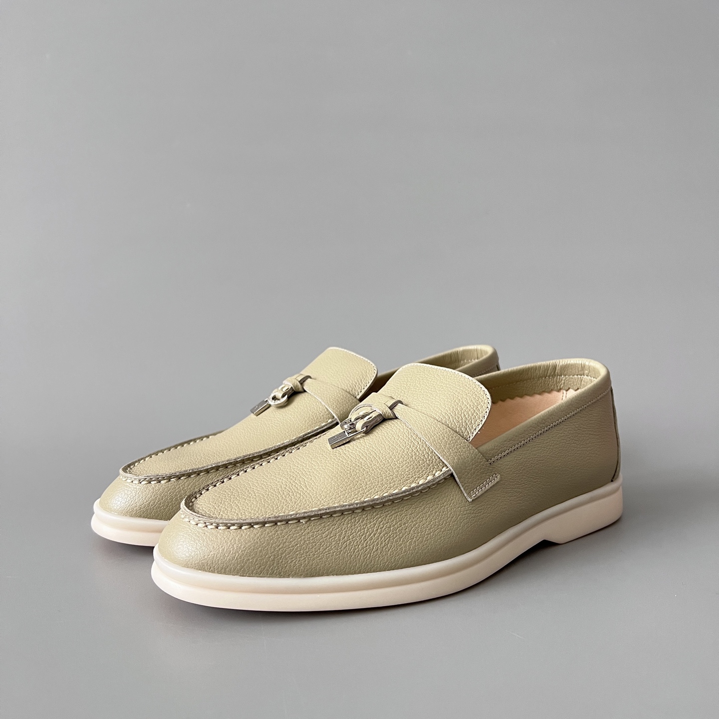 Loro Piana LP Summer Walk / End Walk — Low-Top, Round-Toe Slip-On Loafers for Women