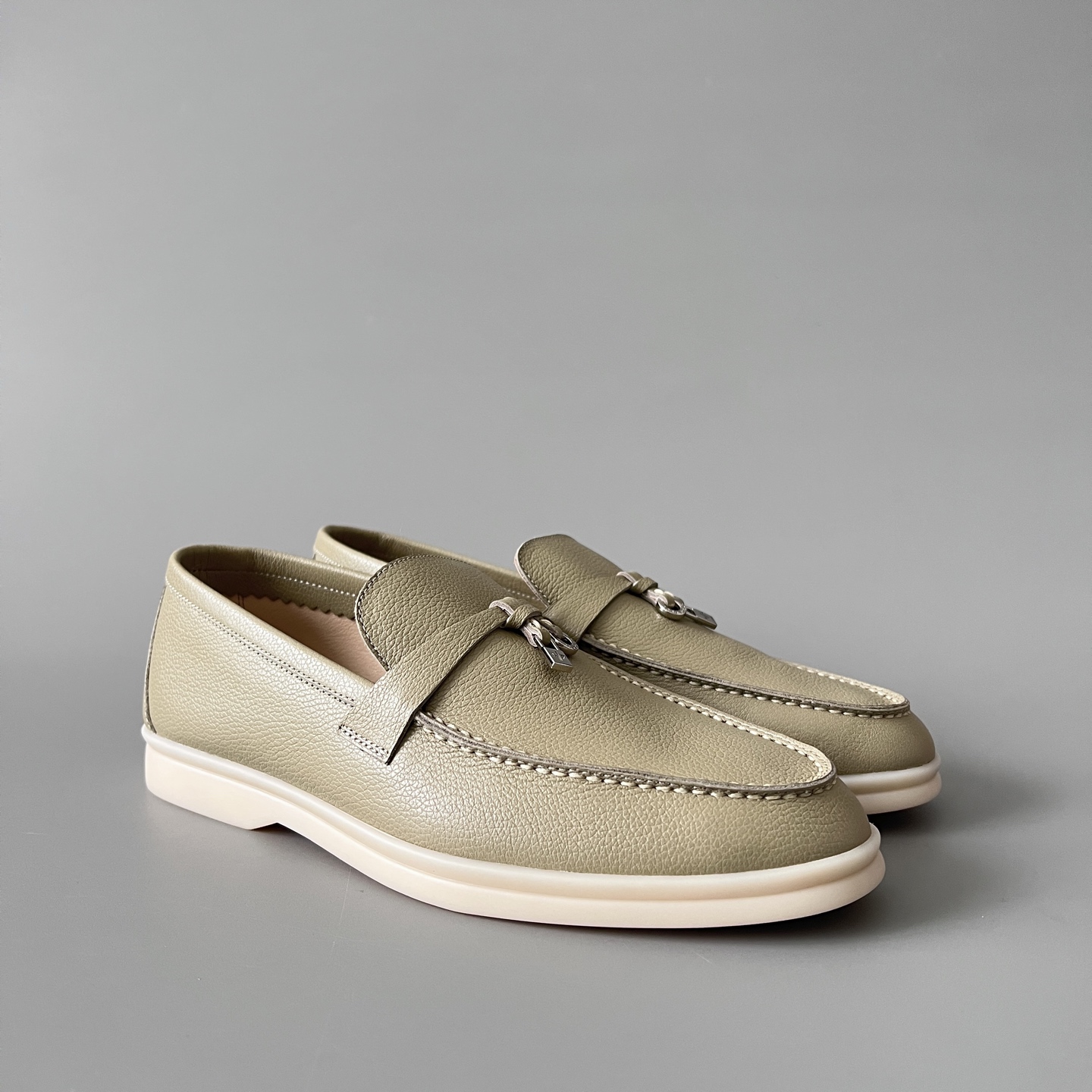 Loro Piana LP Summer Walk / End Walk — Low-Top, Round-Toe Slip-On Loafers for Women