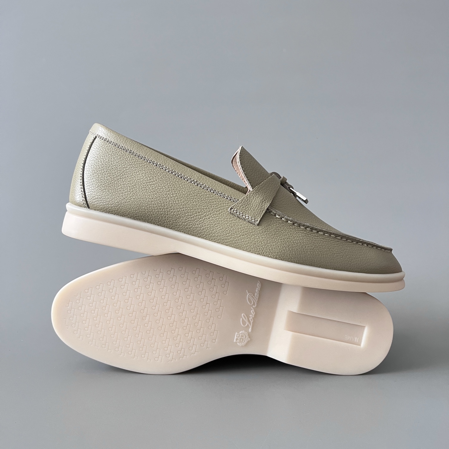 Loro Piana LP Summer Walk / End Walk — Low-Top, Round-Toe Slip-On Loafers for Women
