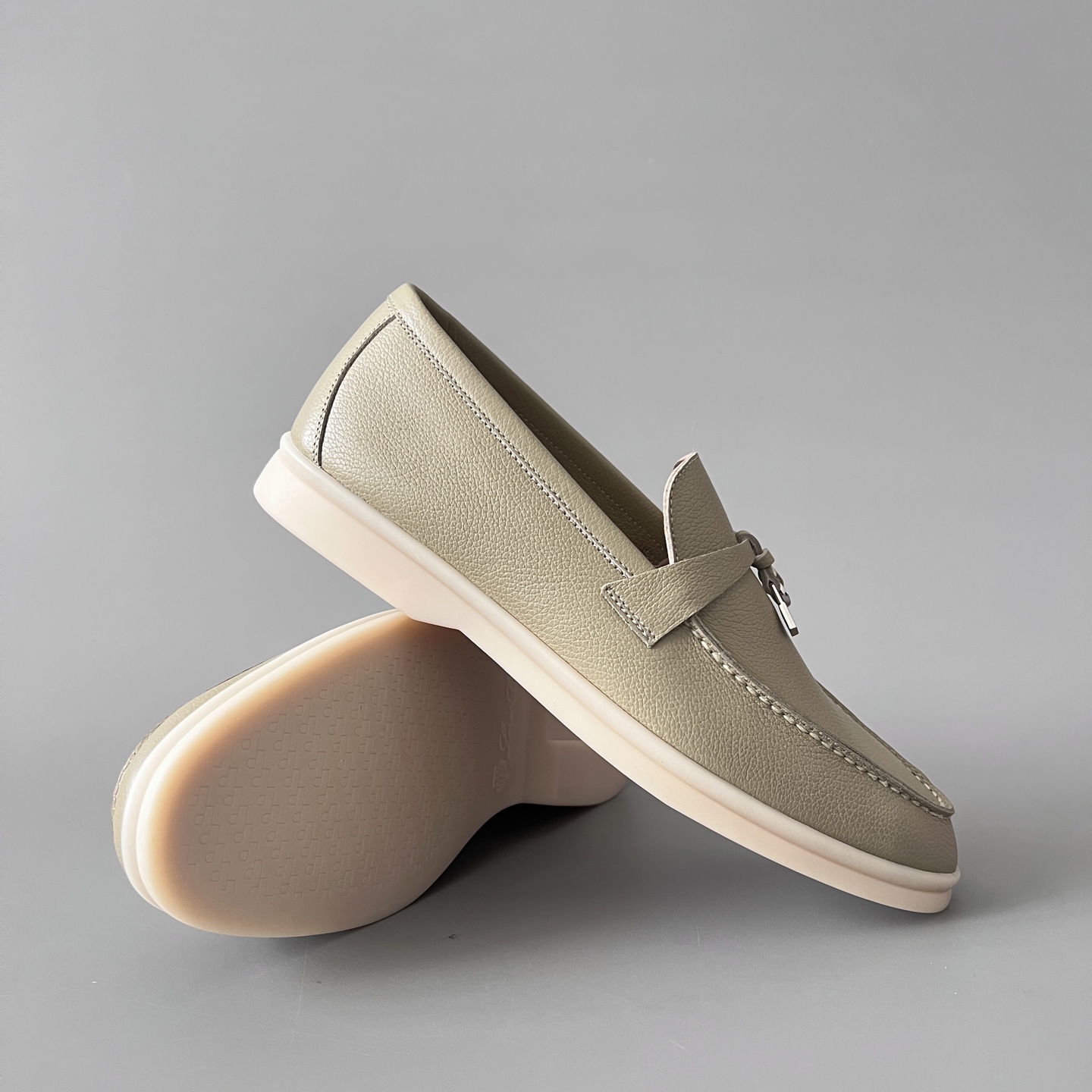 Loro Piana LP Summer Walk / End Walk — Low-Top, Round-Toe Slip-On Loafers for Women