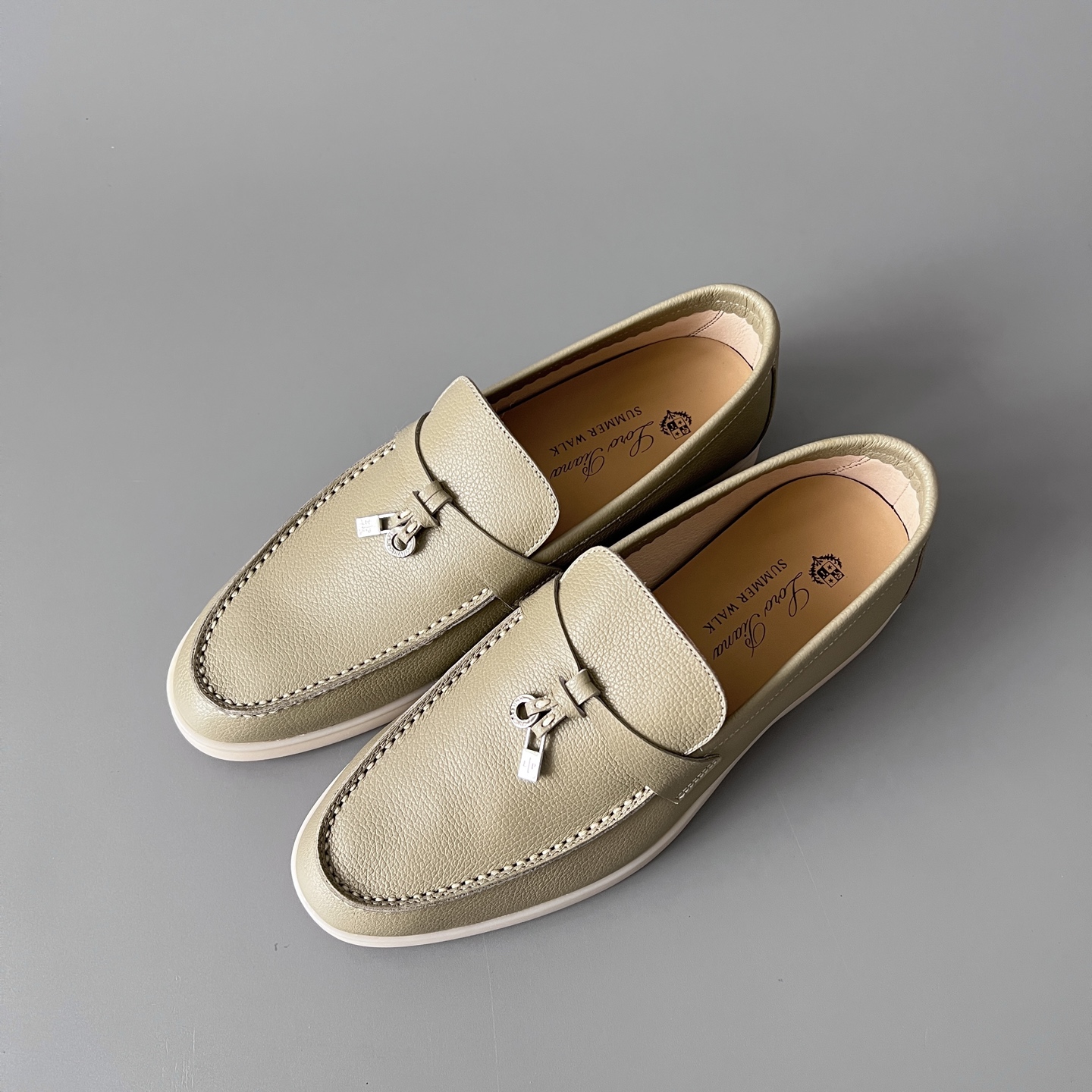 Loro Piana LP Summer Walk / End Walk — Low-Top, Round-Toe Slip-On Loafers for Women