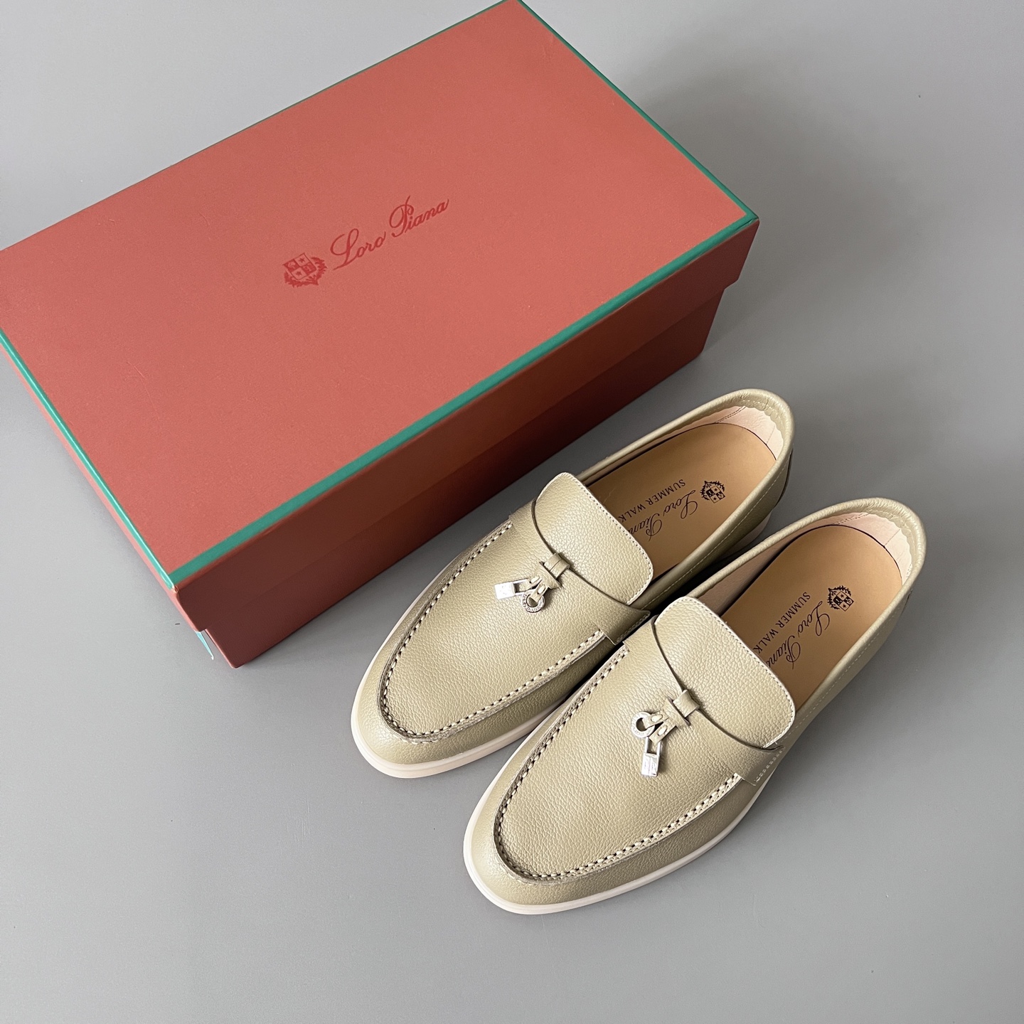Loro Piana LP Summer Walk / End Walk — Low-Top, Round-Toe Slip-On Loafers for Women