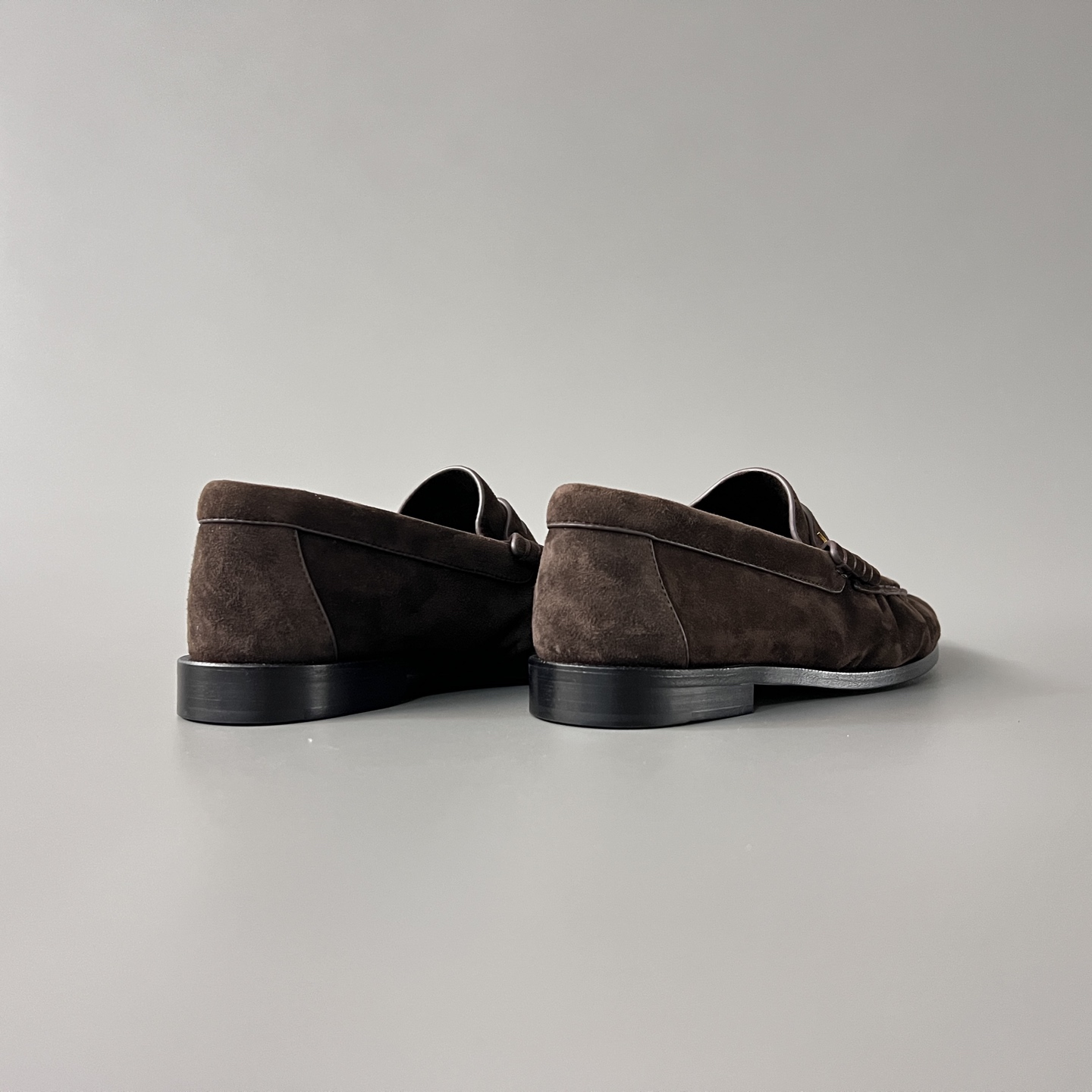 SAINT LAURENT Penny — Genuine Leather, Laceless, 1:1 Replica Loafers  Women's Shoes