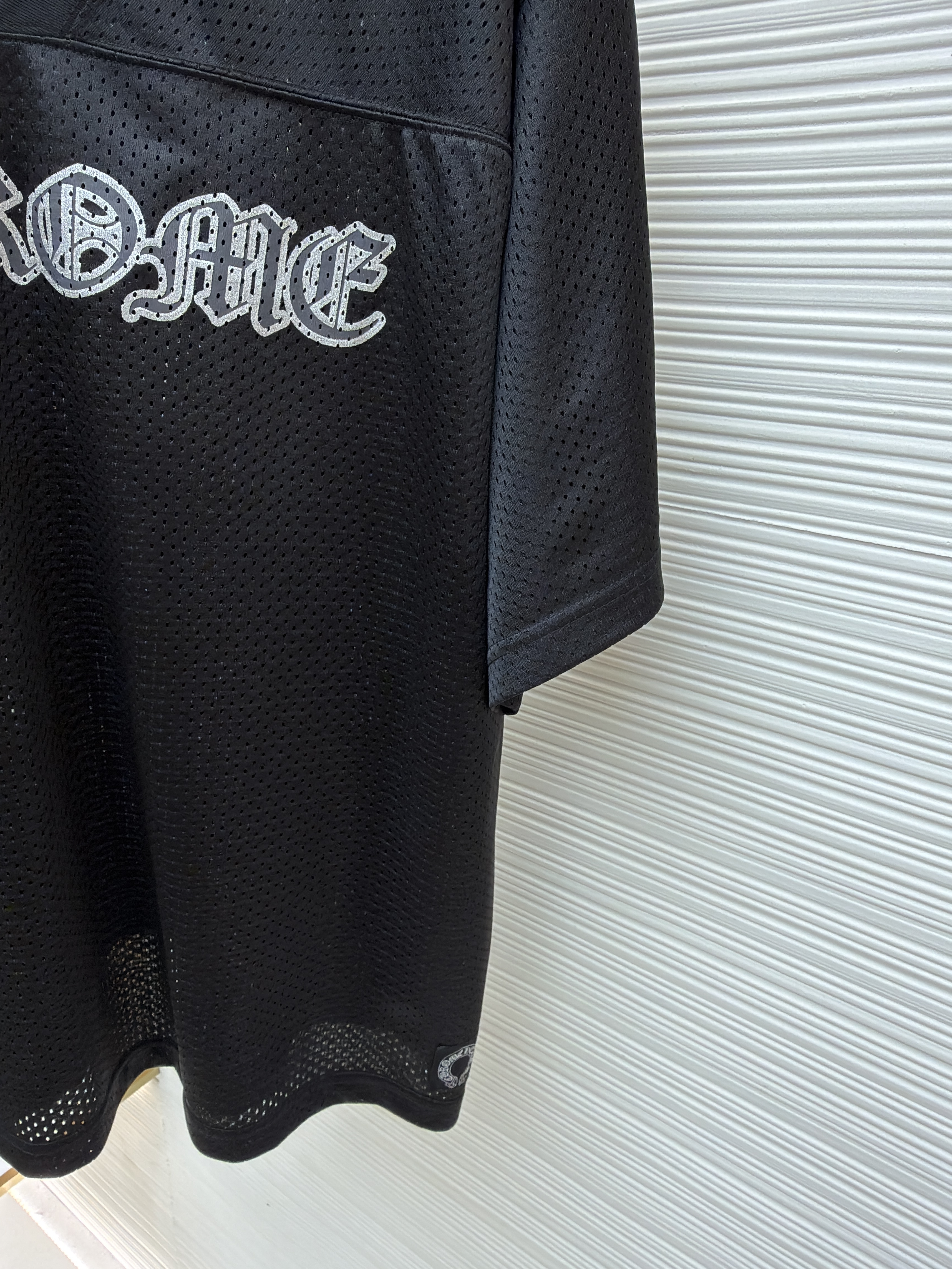Chrome Hearts 克罗心 冰球服系列网眼短袖 T恤 黑色 CH-20231186