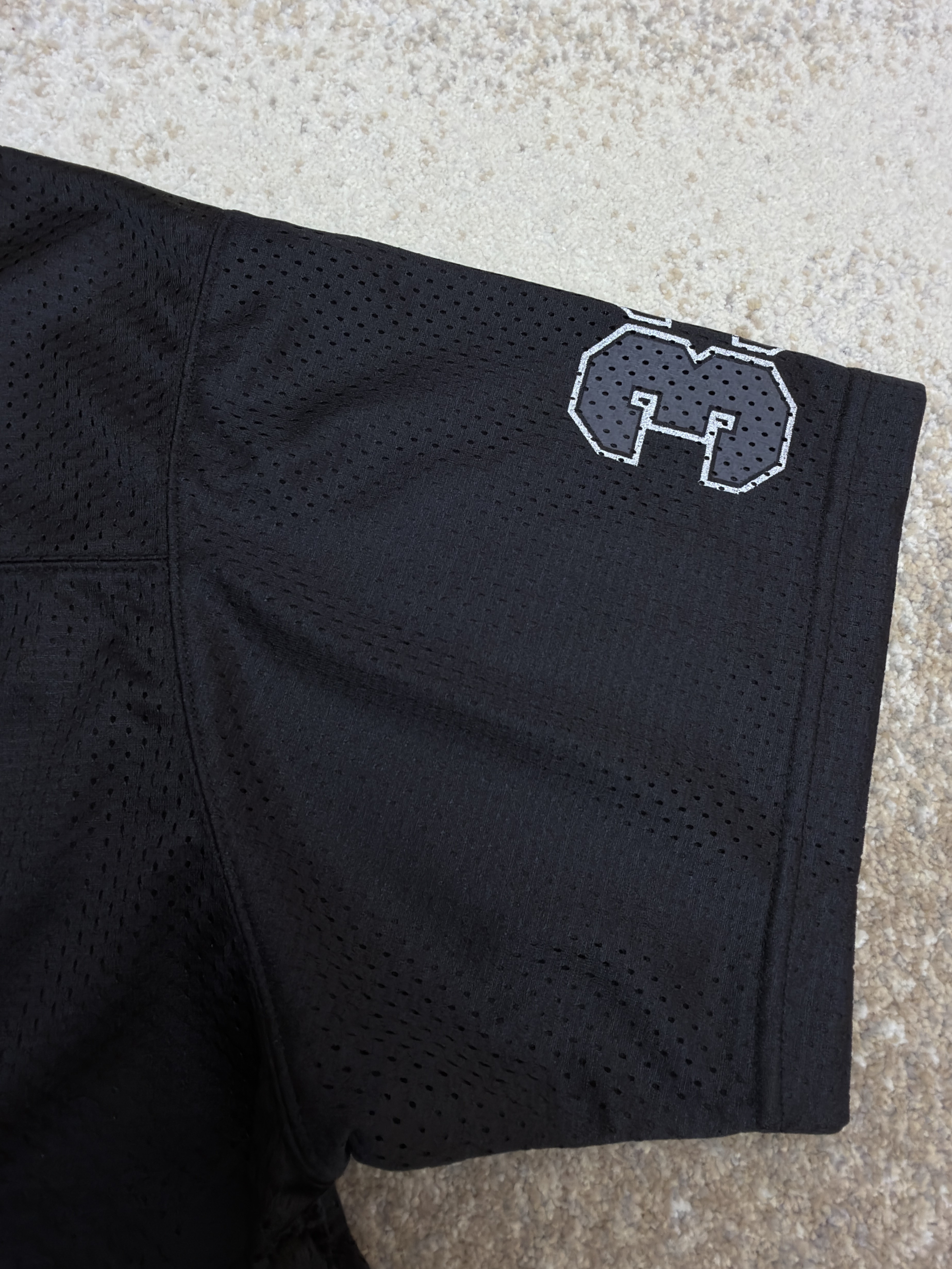 Chrome Hearts 克罗心 冰球服系列网眼短袖 T恤 黑色 CH-20231186