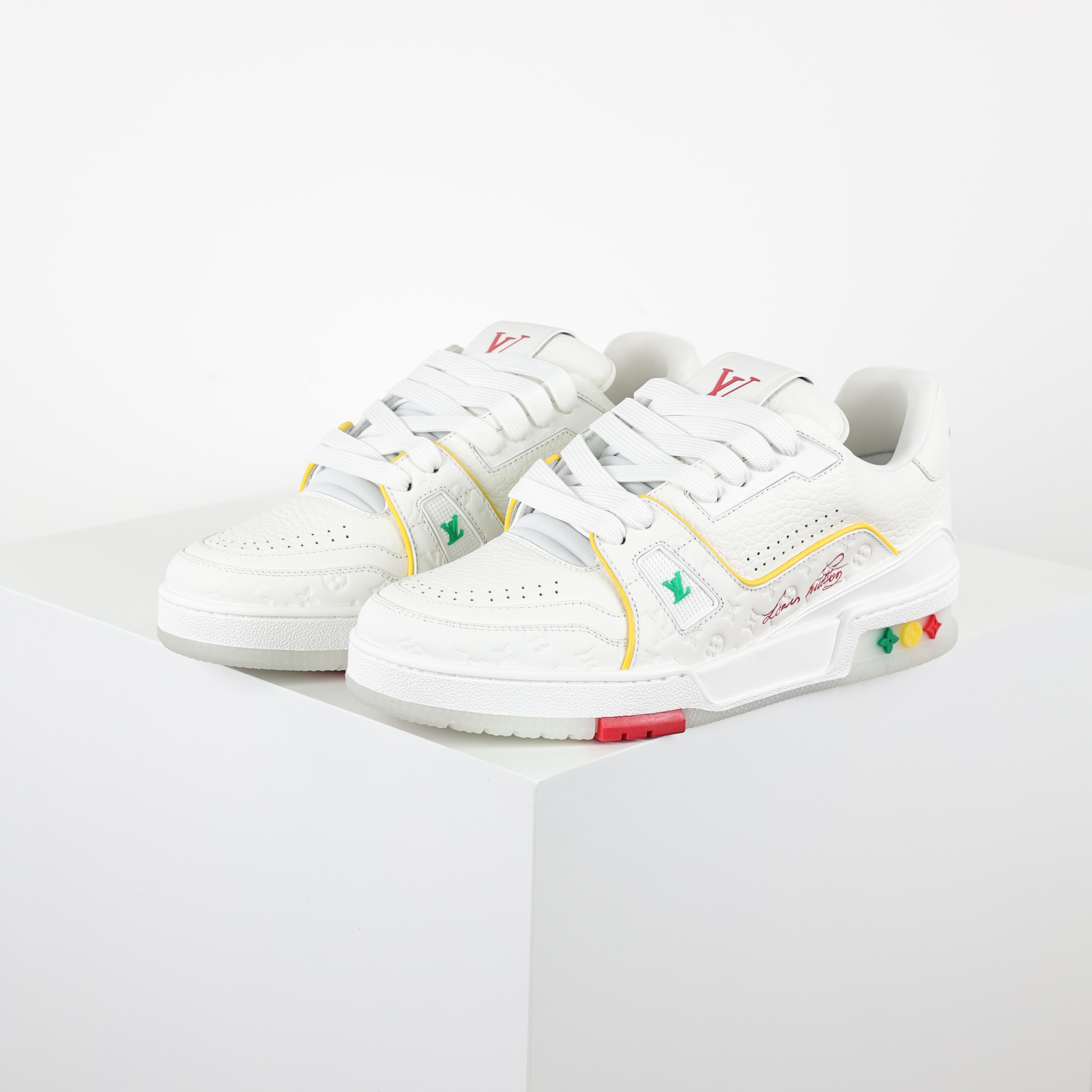 Louis Vuitton Best UA Batch LV Trainer - Hand-finished Luxury Sport Shoes for Men & Women MAX 1AHPJS-D0 上海游轮
