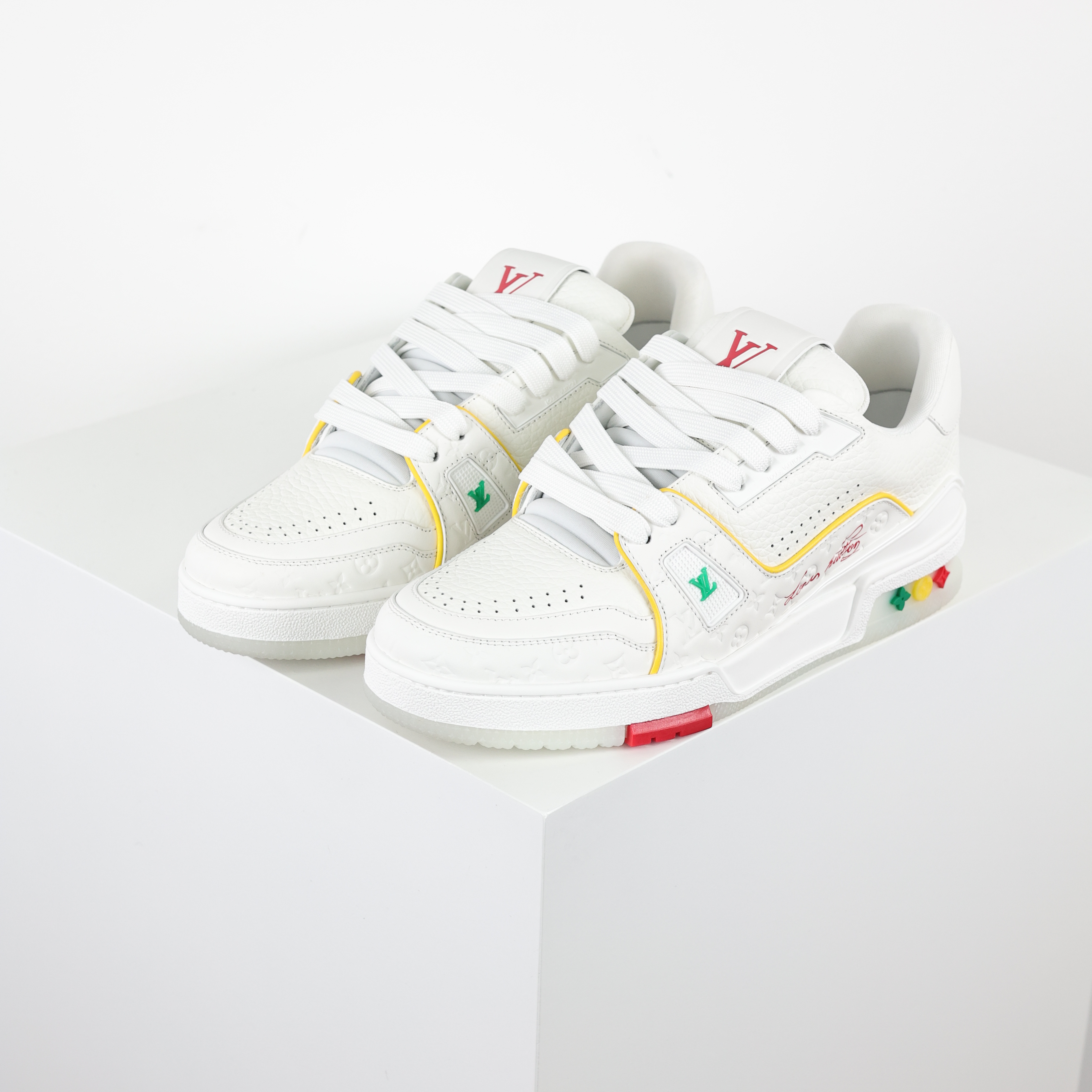 Louis Vuitton Best UA Batch LV Trainer - Hand-finished Luxury Sport Shoes for Men & Women MAX 1AHPJS-D0 上海游轮