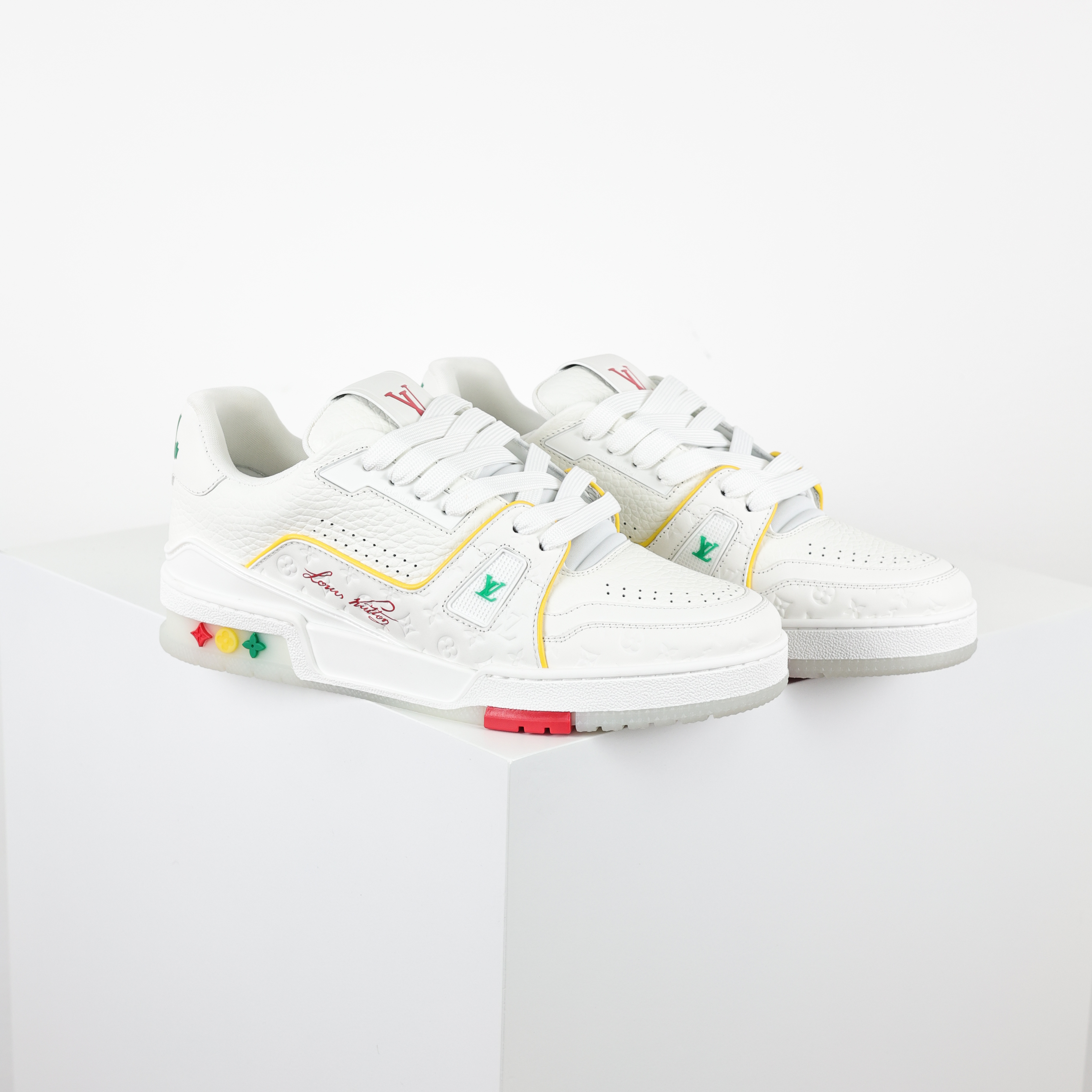 Louis Vuitton Best UA Batch LV Trainer - Hand-finished Luxury Sport Shoes for Men & Women MAX 1AHPJS-D0 上海游轮