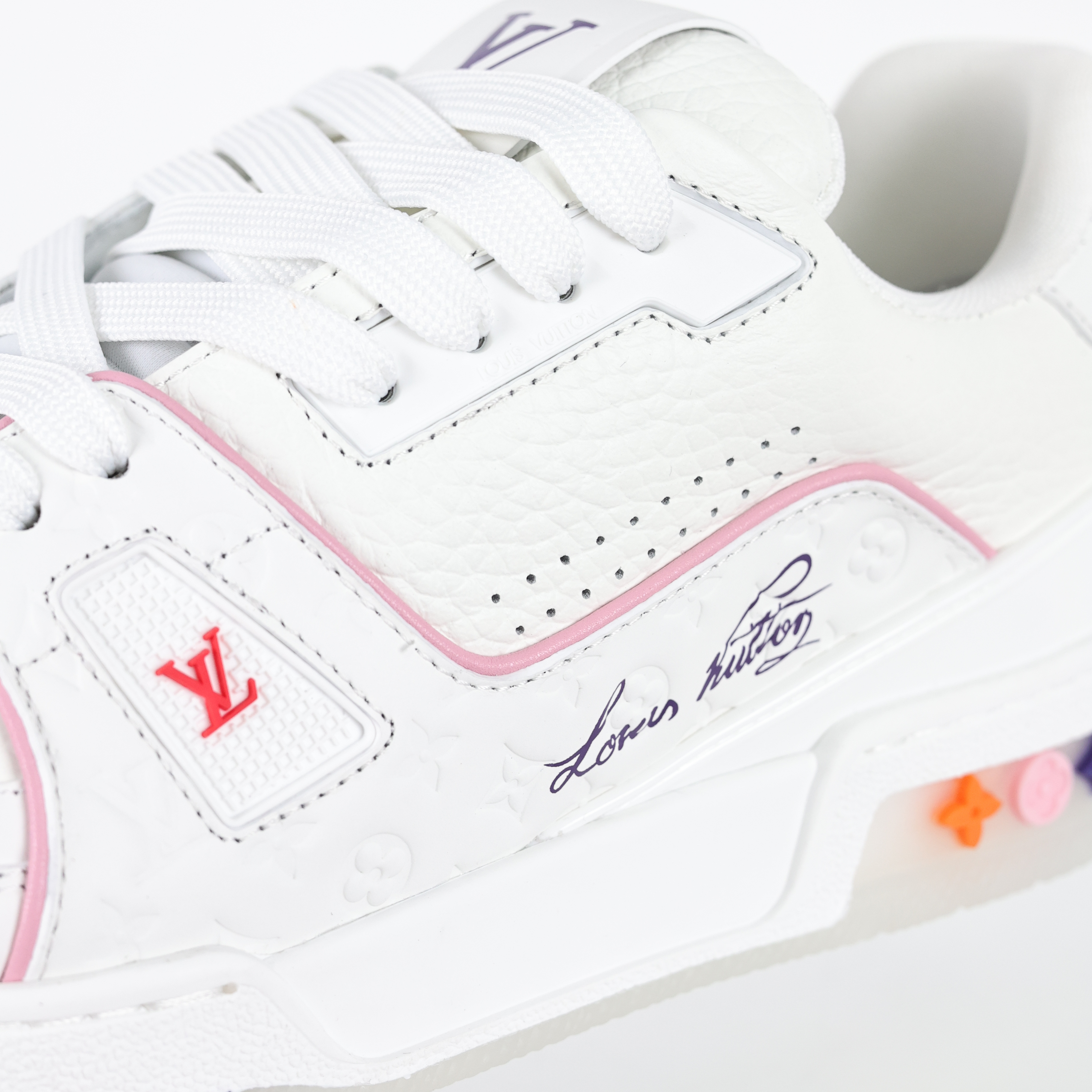 Louis Vuitton Best UA Batch LV Trainer - Hand-finished Luxury Sport Shoes for Men & Women MAX 1APHLG-D0 上海游轮