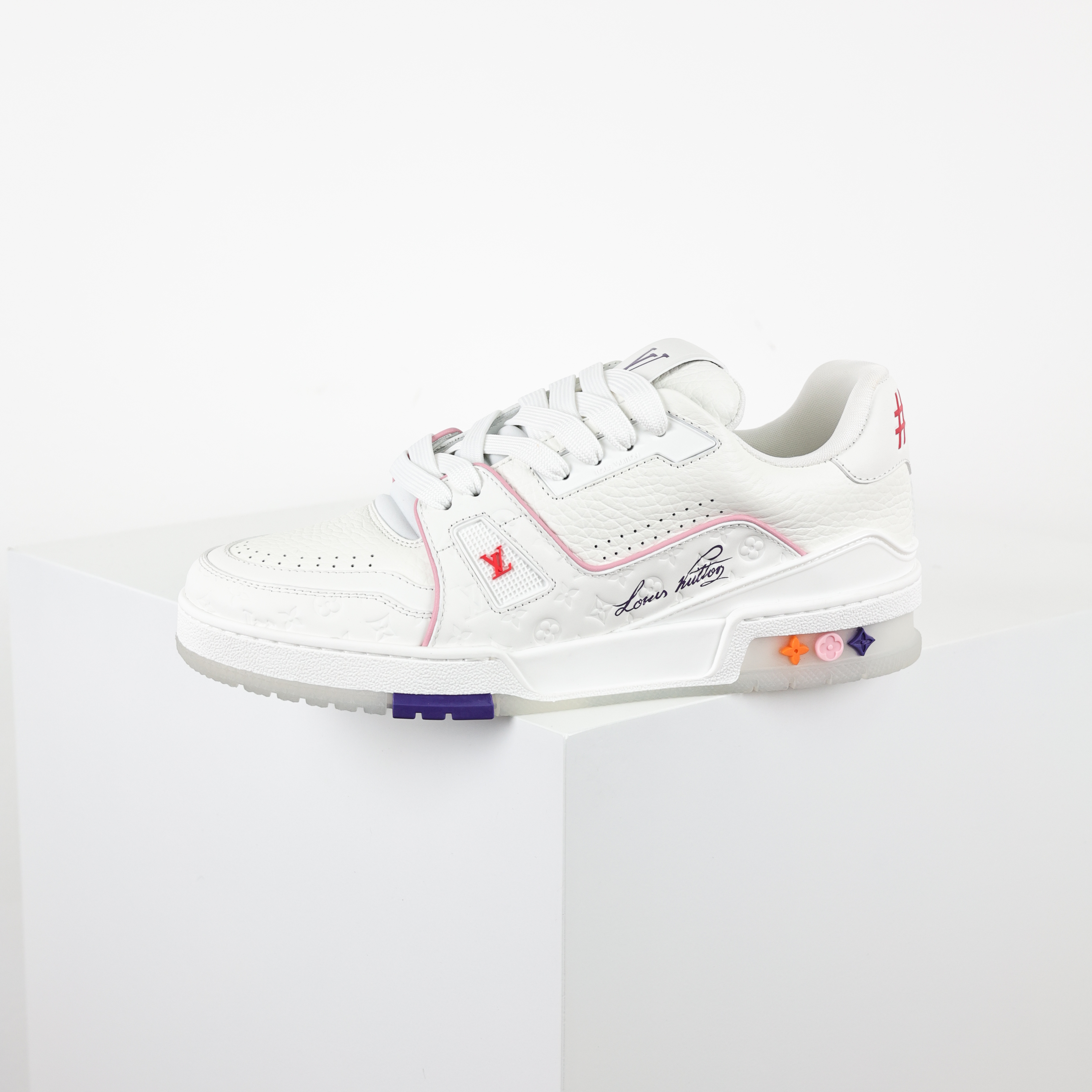 Louis Vuitton Best UA Batch LV Trainer - Hand-finished Luxury Sport Shoes for Men & Women MAX 1APHLG-D0 上海游轮