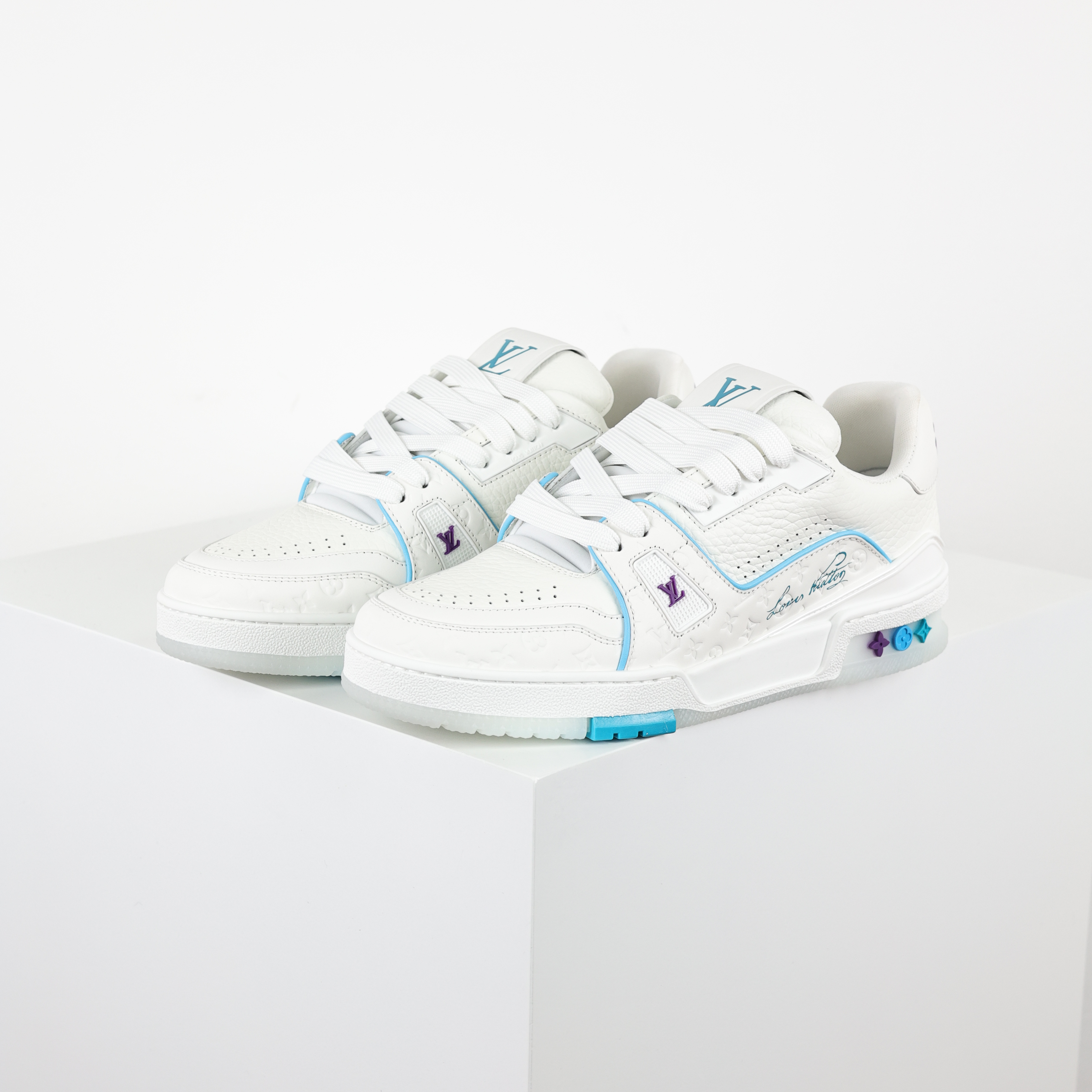 Louis Vuitton Best UA Batch LV Trainer - Hand-finished Luxury Sport Shoes for Men & Women MAX 1APHLB-D0 上海游轮