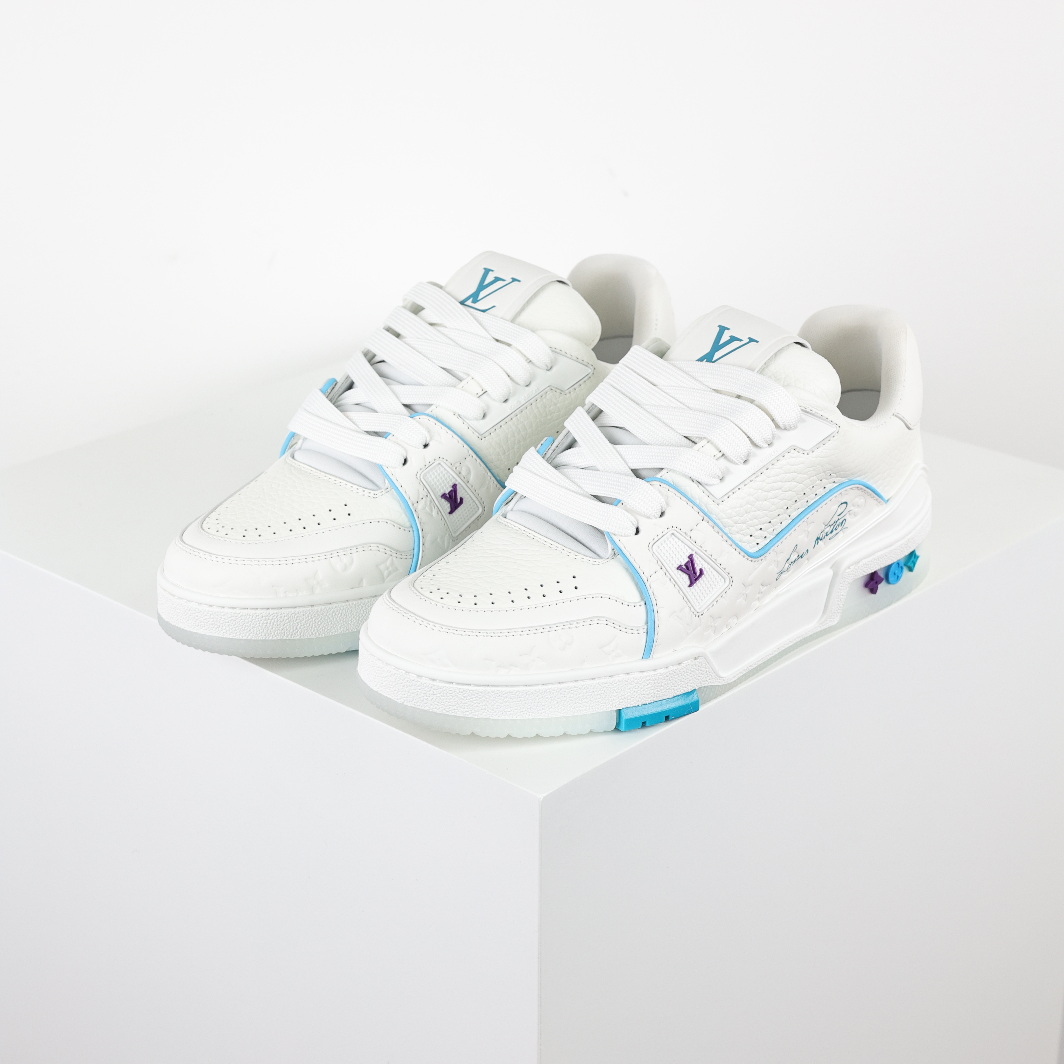 Louis Vuitton Best UA Batch LV Trainer - Hand-finished Luxury Sport Shoes for Men & Women MAX 1APHLB-D0 上海游轮