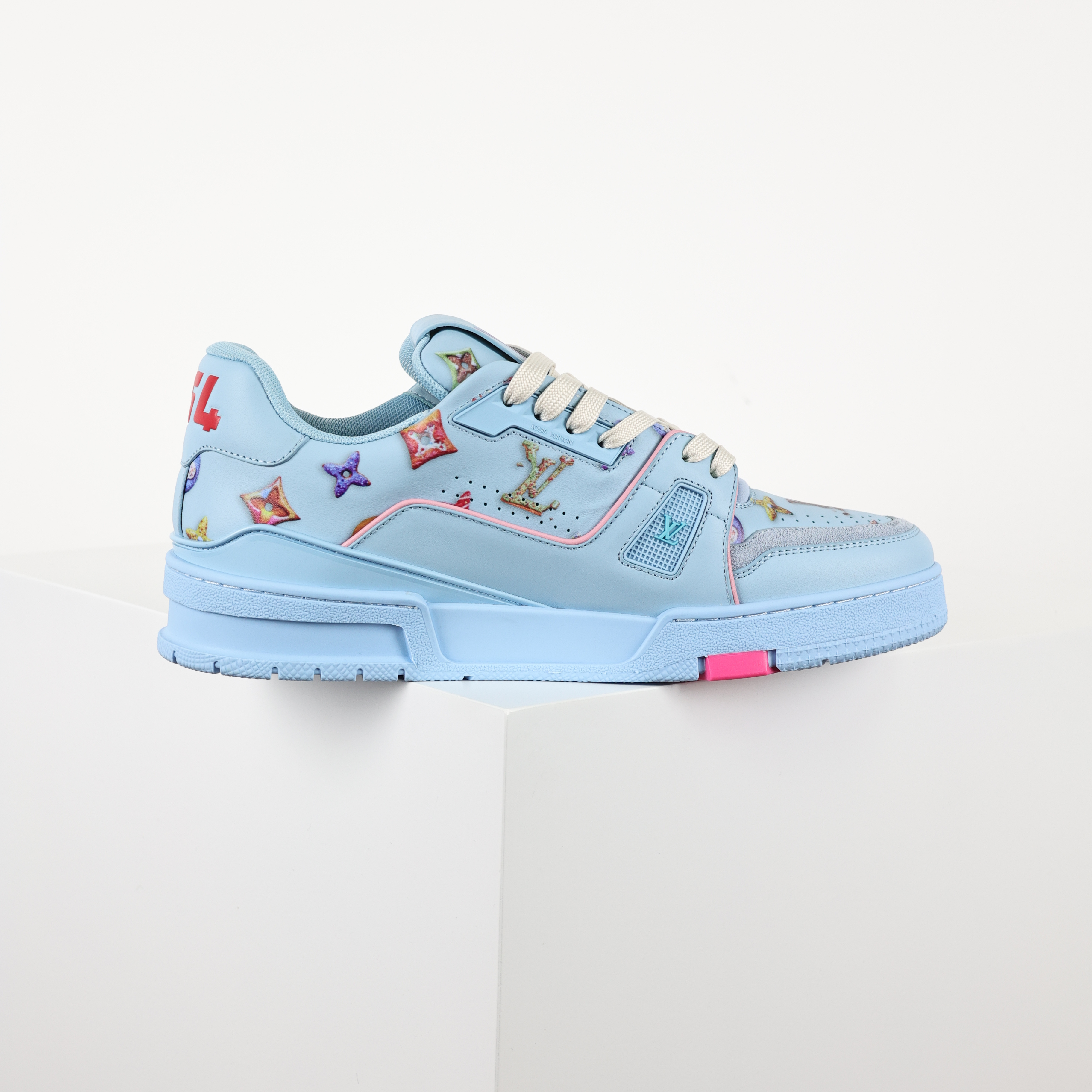 Louis Vuitton Best UA Batch LV Trainer - Hand-finished Luxury Sport Shoes for Men & Women MAX 1AJWF3-D0 