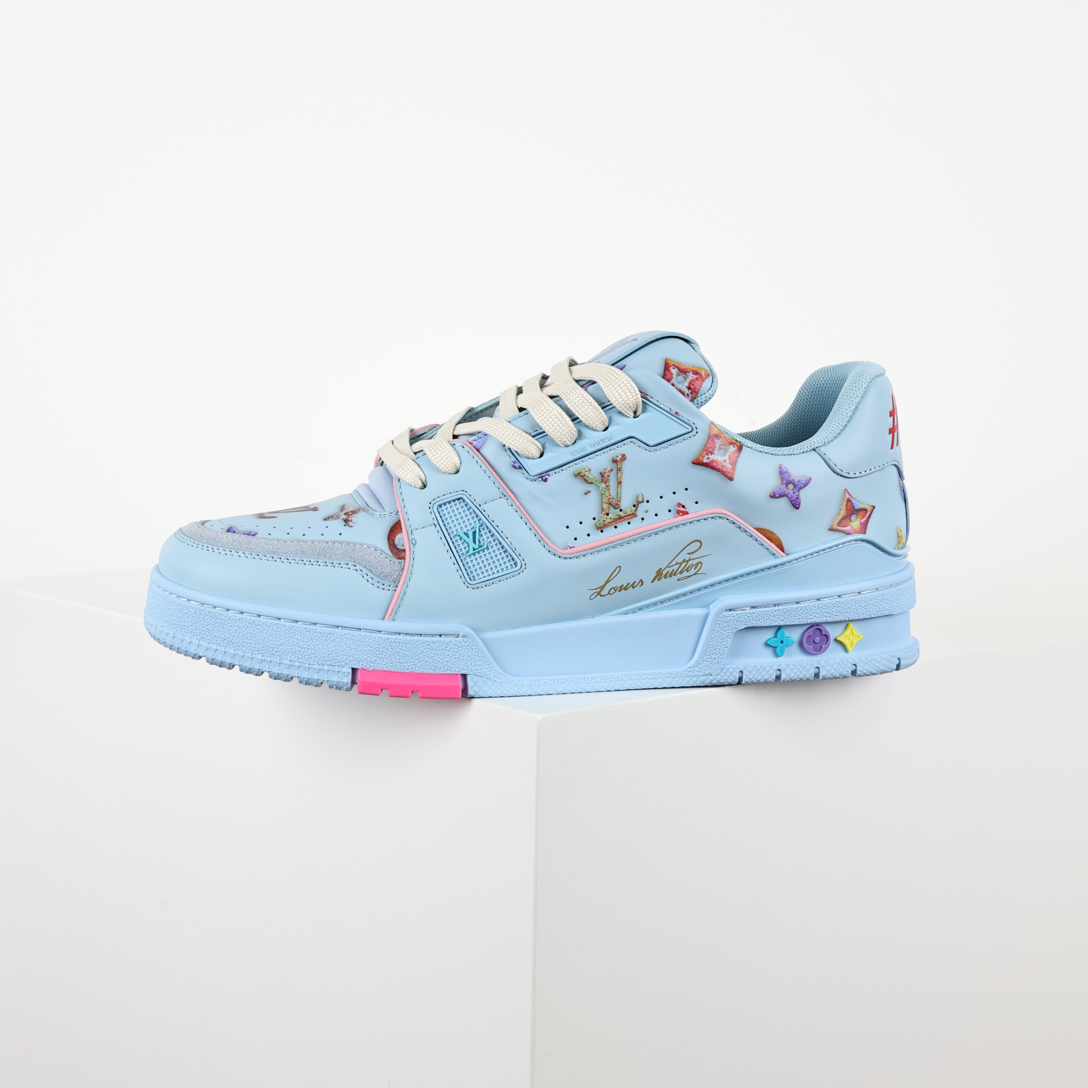 Louis Vuitton Best UA Batch LV Trainer - Hand-finished Luxury Sport Shoes for Men & Women MAX 1AJWF3-D0 