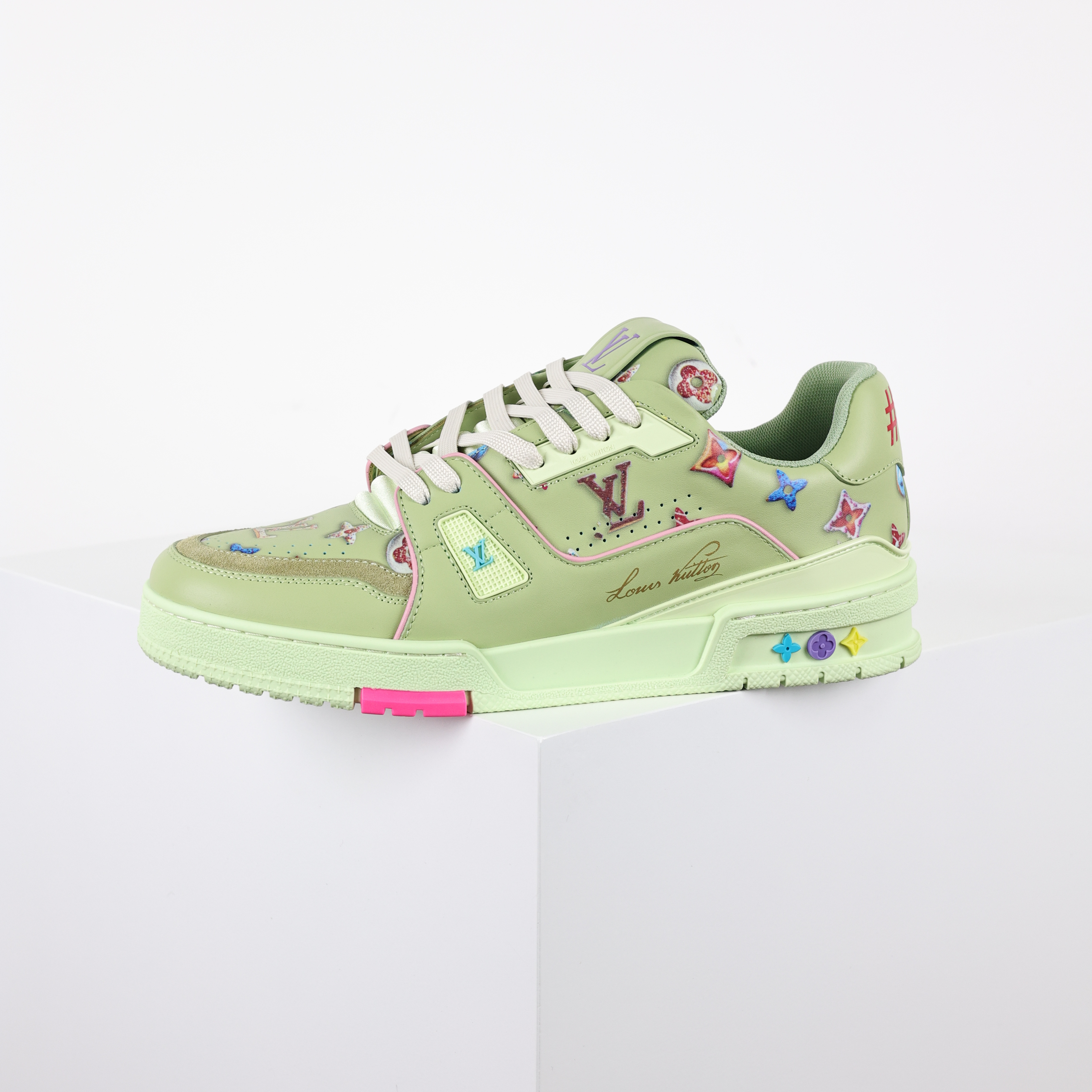 Louis Vuitton Best UA Batch LV Trainer - Hand-finished Luxury Sport Shoes for Men & Women MAX 1AJWED-D0 