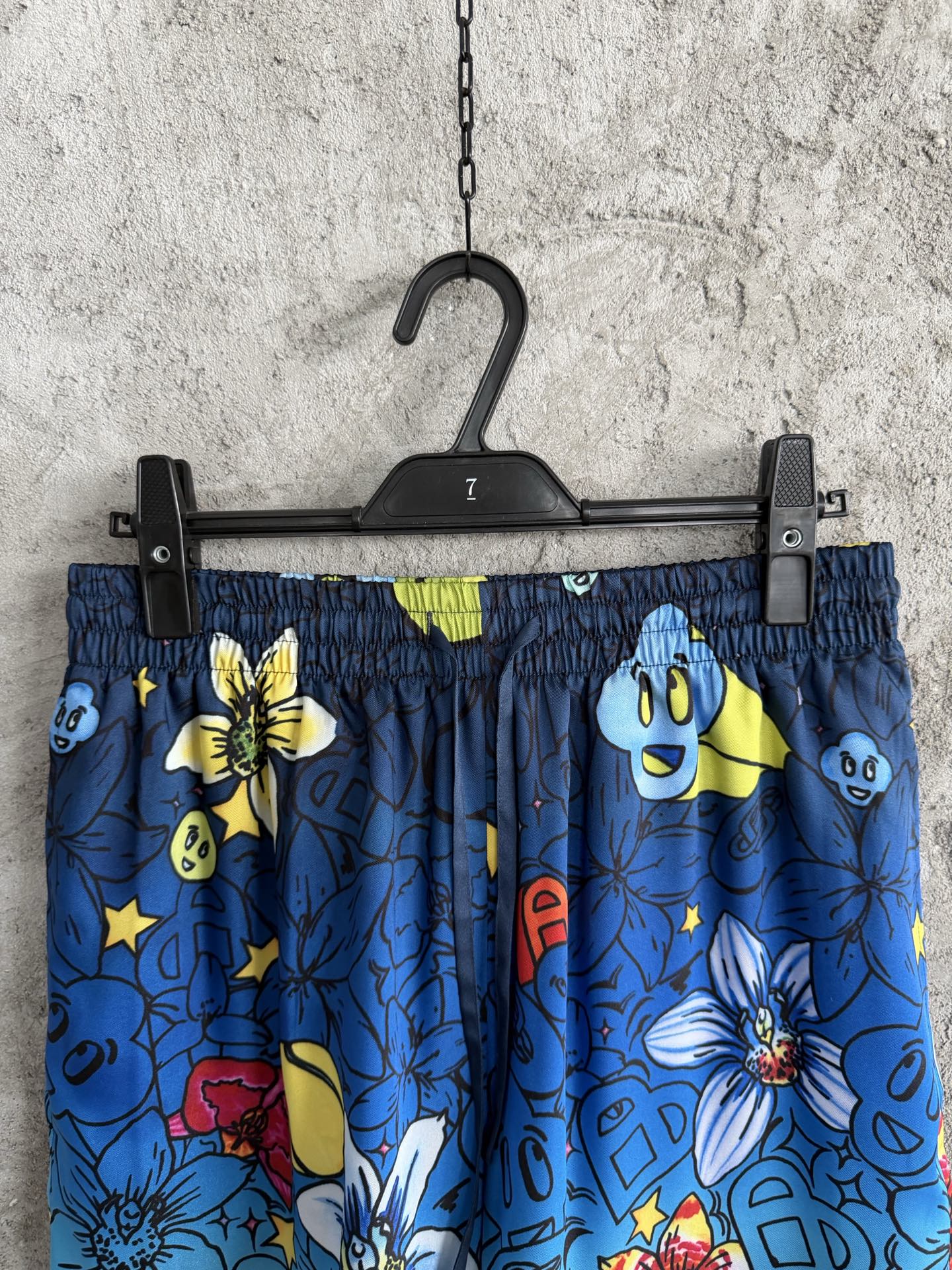Casablanca 2026SS Star Print Silk Shorts - Luxury Resort Wear
