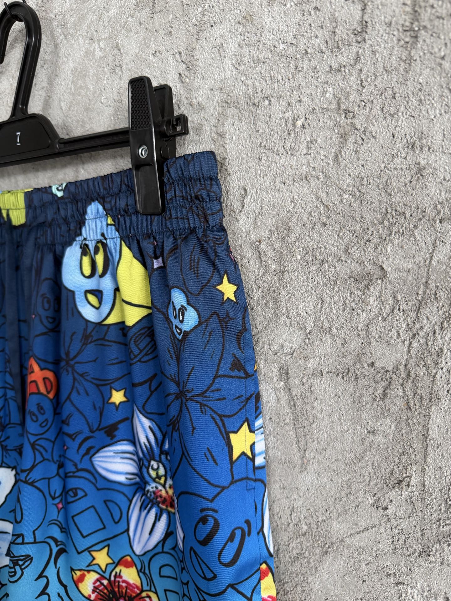 Casablanca 2026SS Star Print Silk Shorts - Luxury Resort Wear