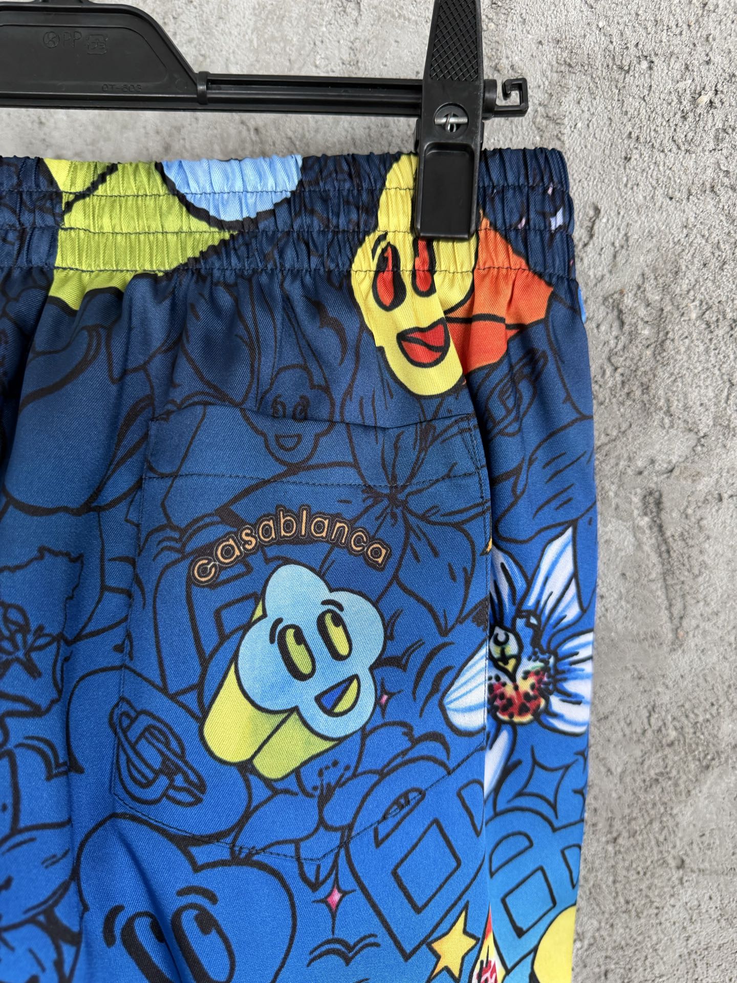 Casablanca 2026SS Star Print Silk Shorts - Luxury Resort Wear