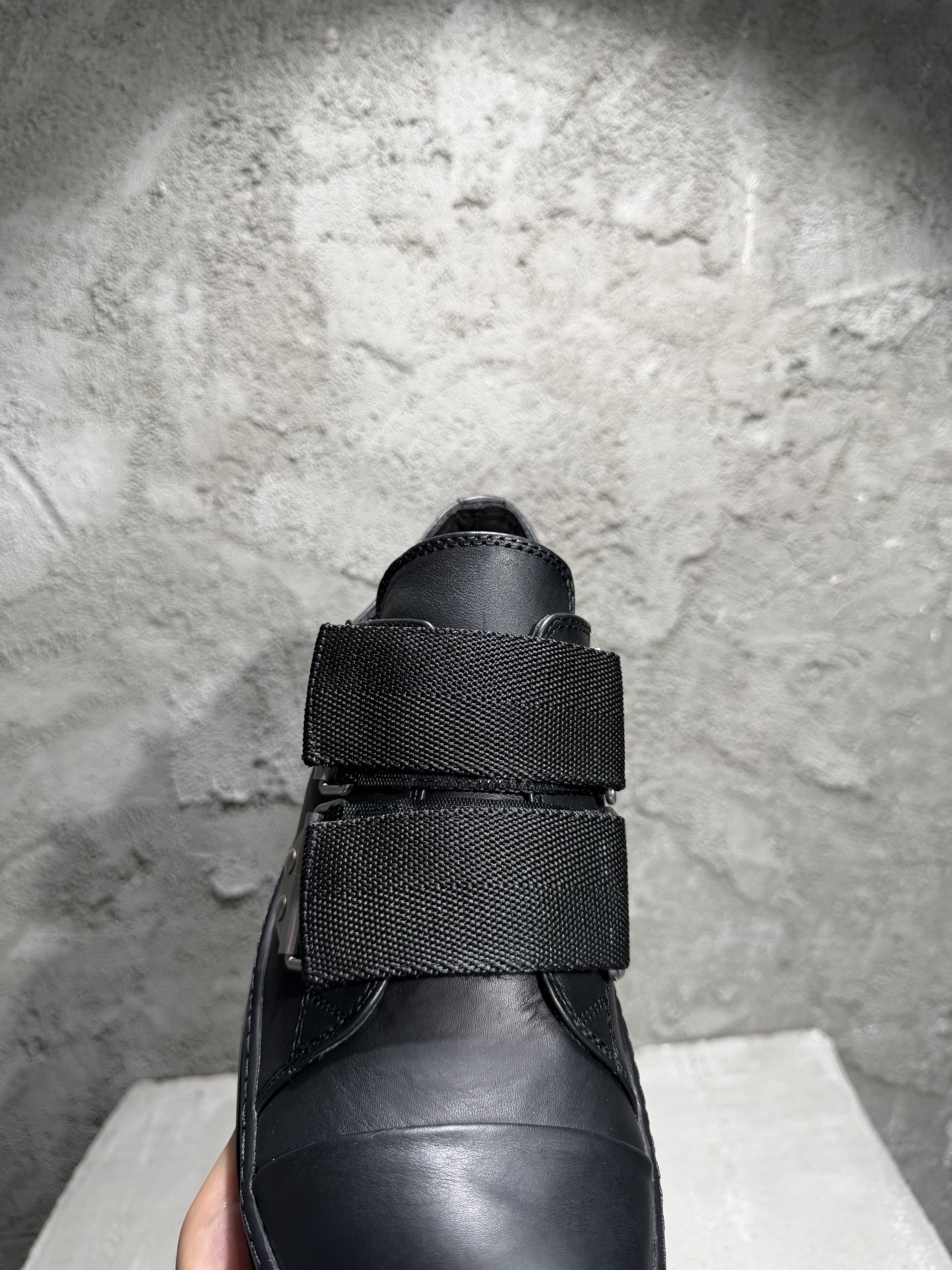 RICK OWENS RO 圆头 板鞋 休闲鞋 波鞋 男鞋  帆布  低筒   黑武士