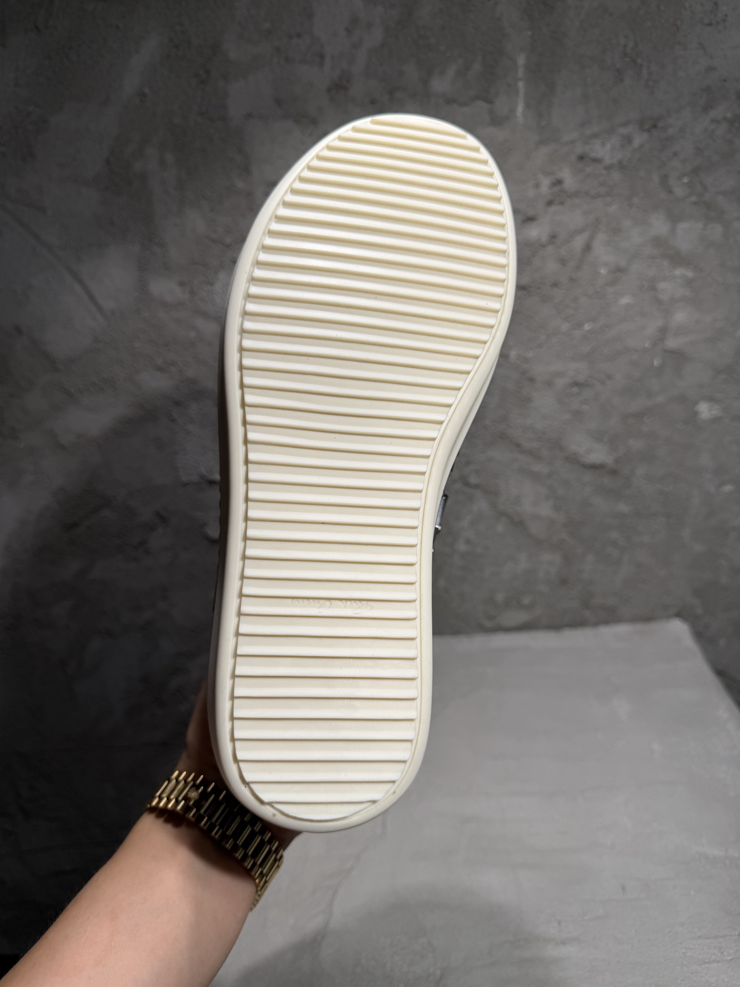 RICK OWENS RO 圆头 板鞋 休闲鞋 波鞋 男鞋  帆布  低筒   黑白 魔术贴 RU01F2896LCO-911