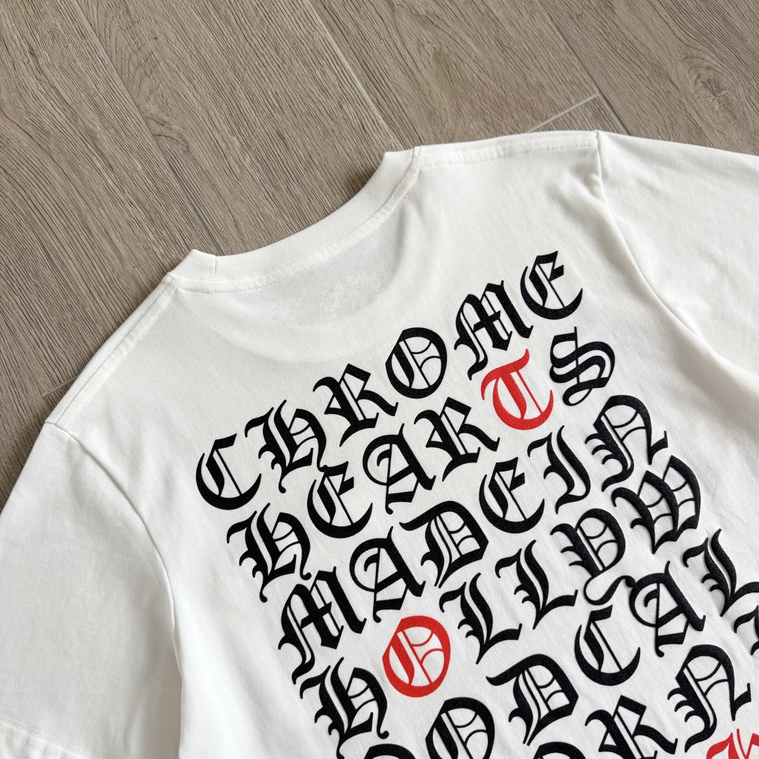 Chrome Hearts CH 克罗心  圆领 短袖 T恤 A0东京限定 后被满字 