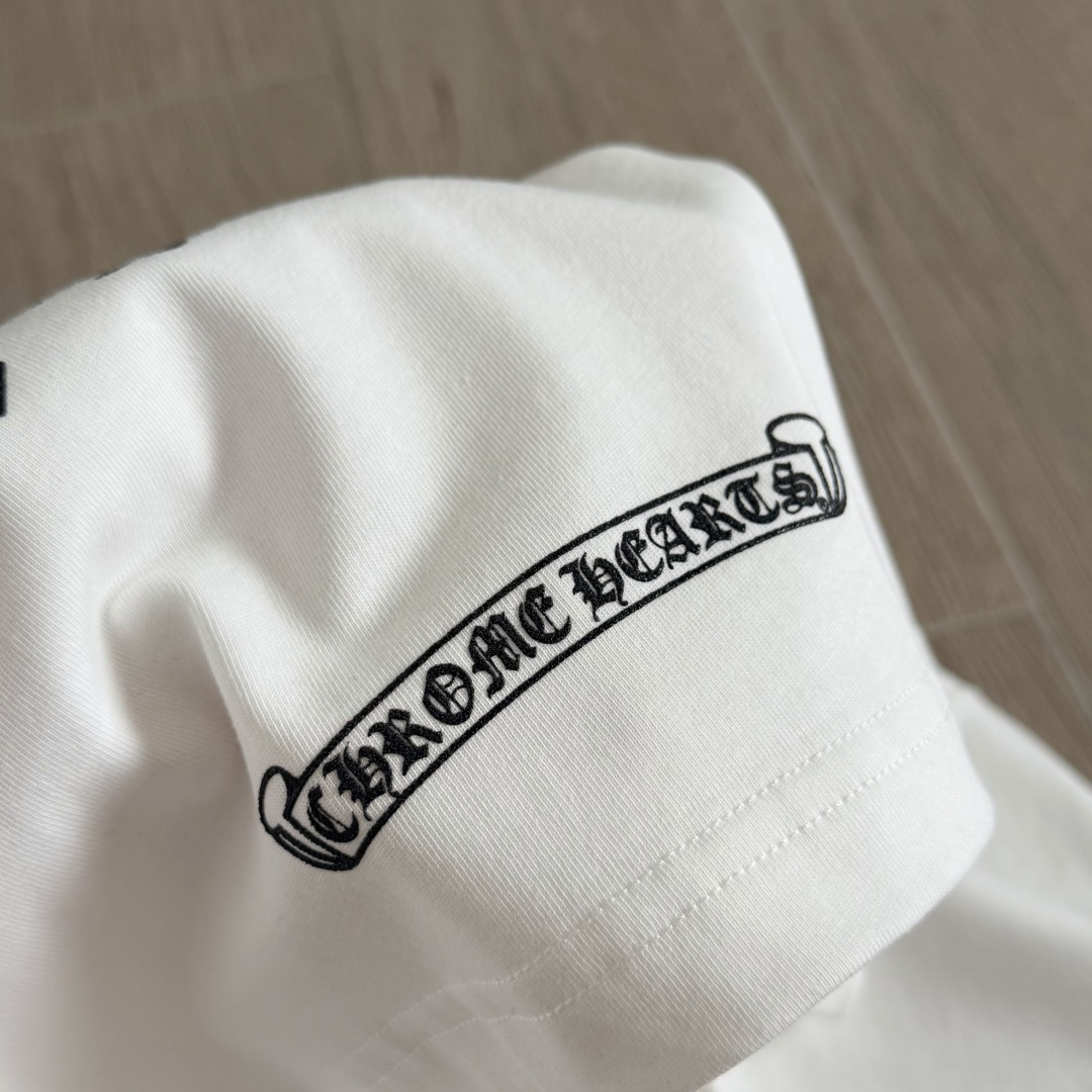Chrome Hearts CH 克罗心  圆领 短袖 T恤 A0东京限定 后被满字 