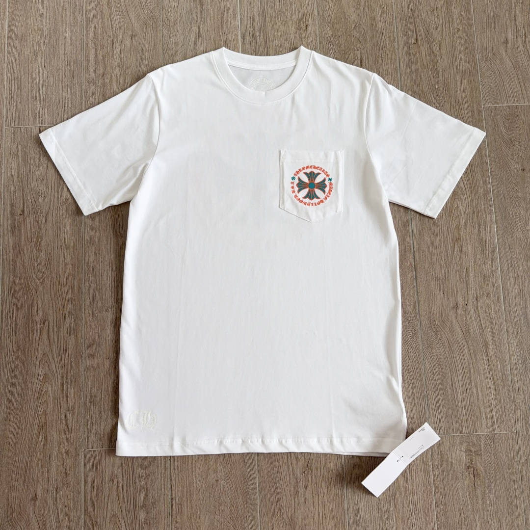 Chrome Hearts CH 克罗心  圆领 短袖 T恤 A0迈阿密限定橙色 