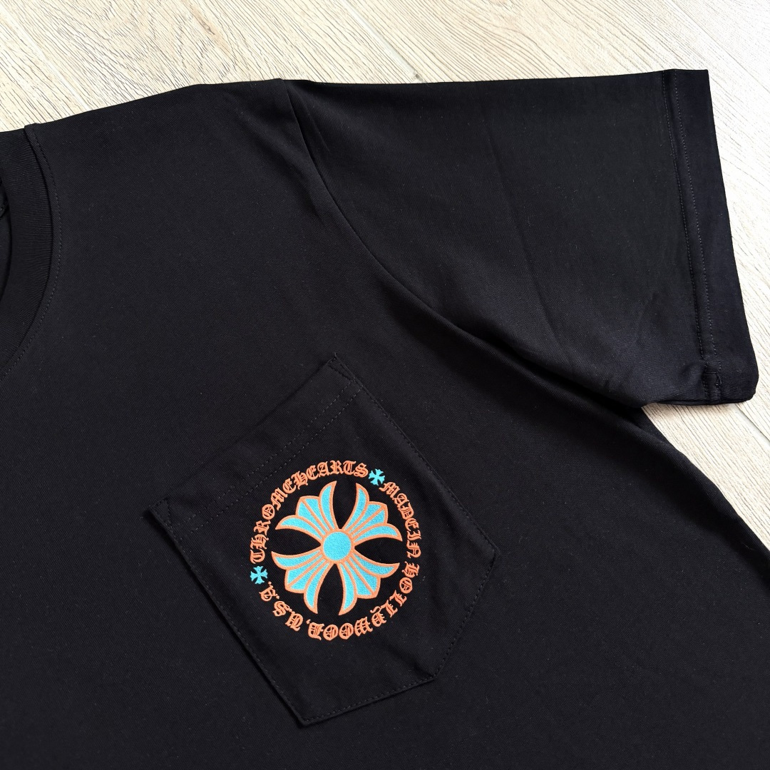 Chrome Hearts CH 克罗心  圆领 短袖 T恤 A0迈阿密限定橙色 