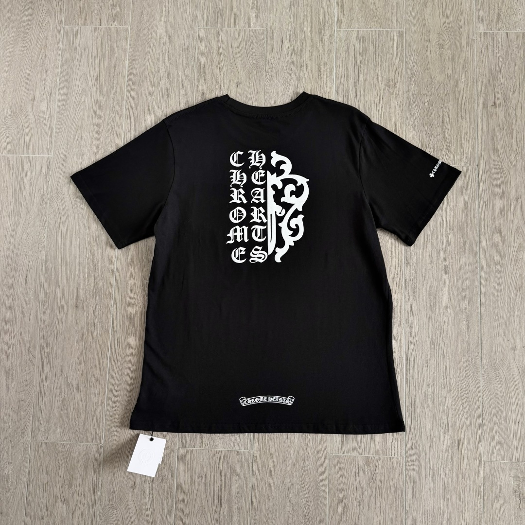 Chrome Hearts CH 克罗心  圆领 短袖 T恤 A0宝剑梵文logo