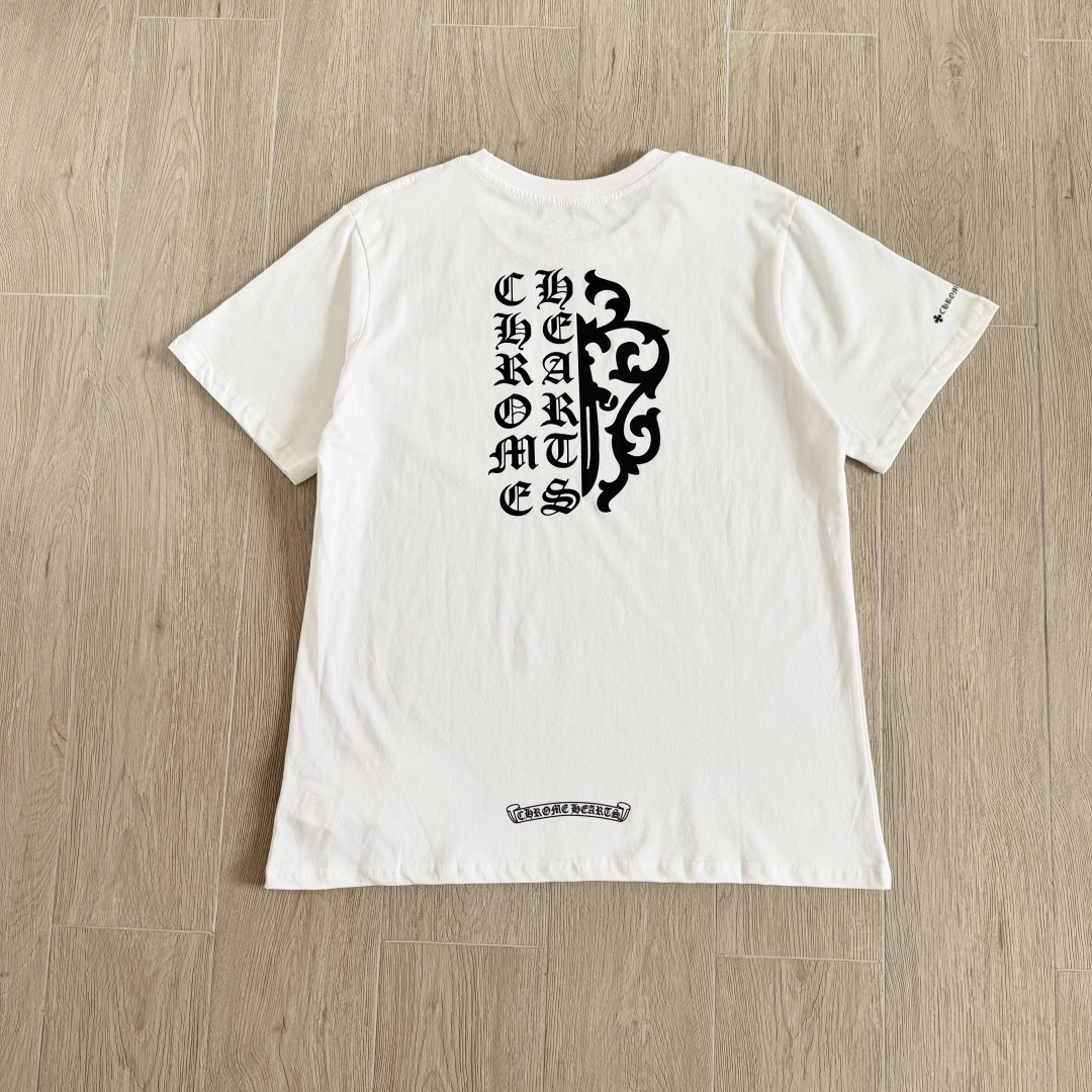 Chrome Hearts CH 克罗心  圆领 短袖 T恤 A0宝剑梵文logo