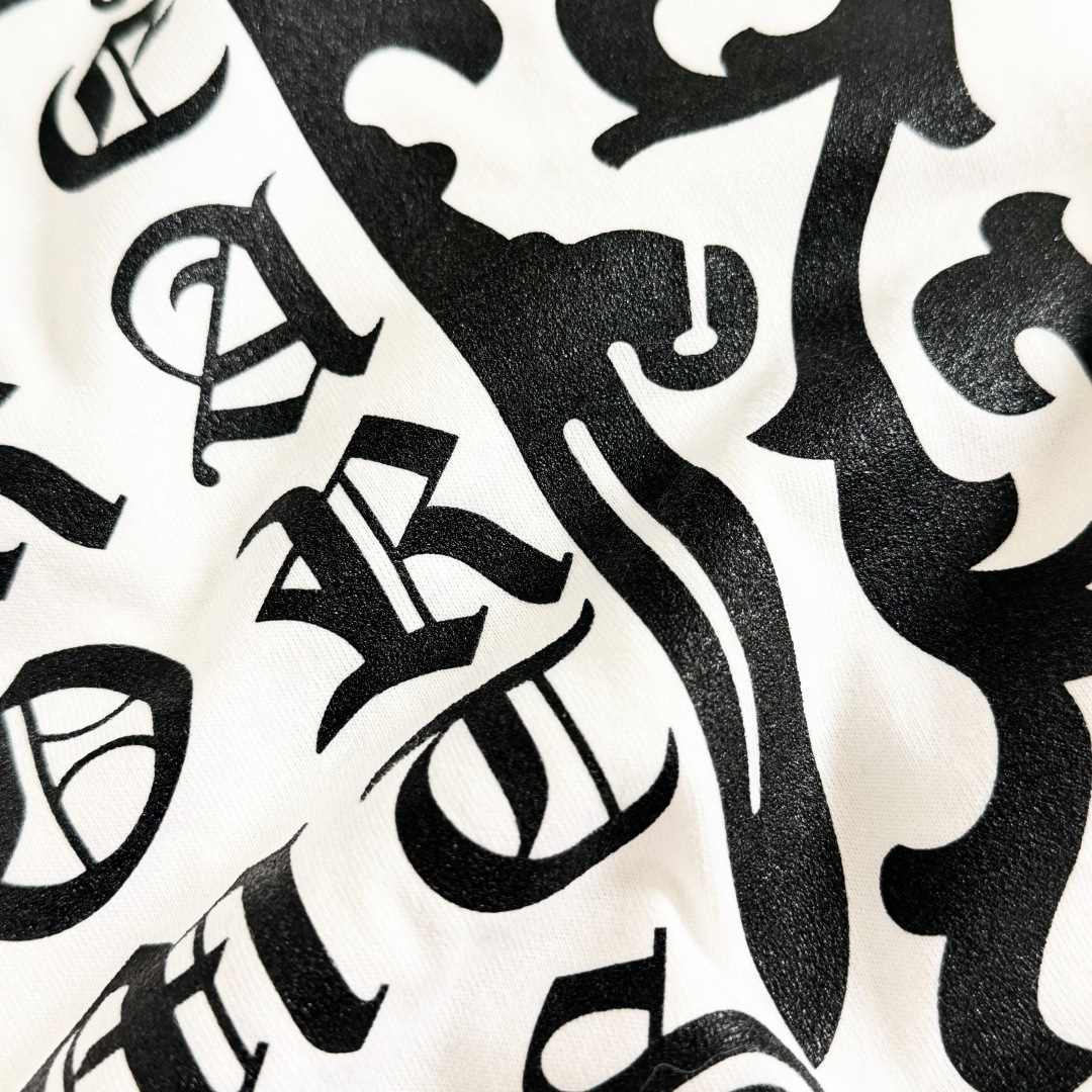 Chrome Hearts CH 克罗心  圆领 短袖 T恤 A0宝剑梵文logo