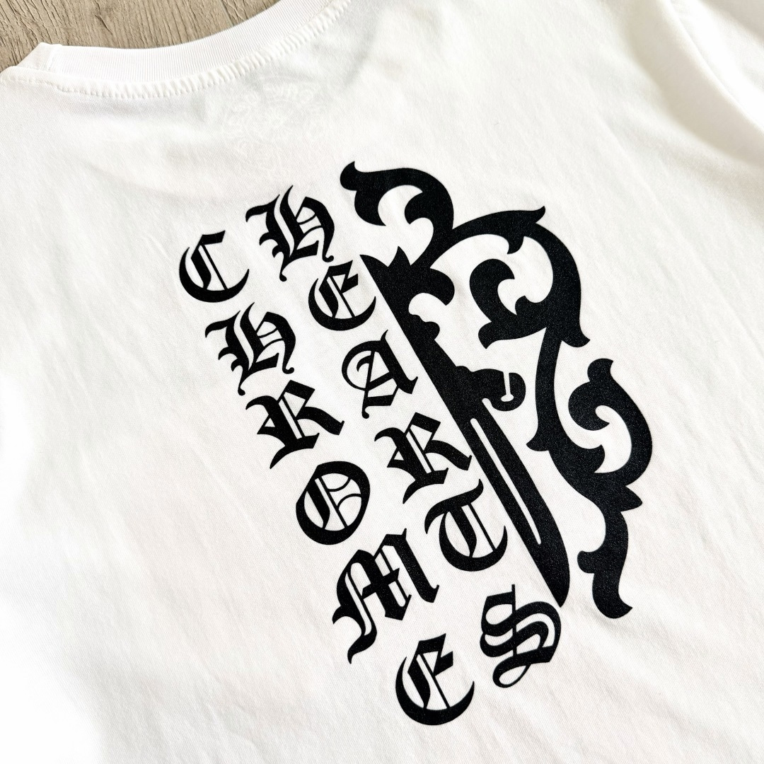Chrome Hearts CH 克罗心  圆领 短袖 T恤 A0宝剑梵文logo