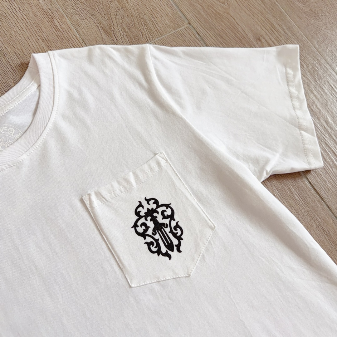 Chrome Hearts CH 克罗心  圆领 短袖 T恤 A0宝剑梵文logo
