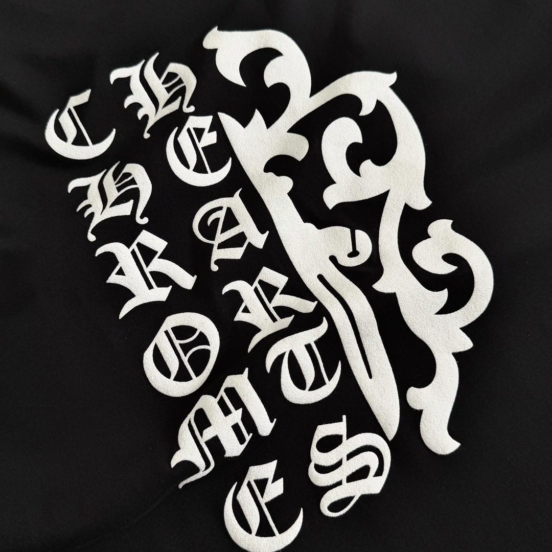 Chrome Hearts CH 克罗心  圆领 短袖 T恤 A0宝剑梵文logo