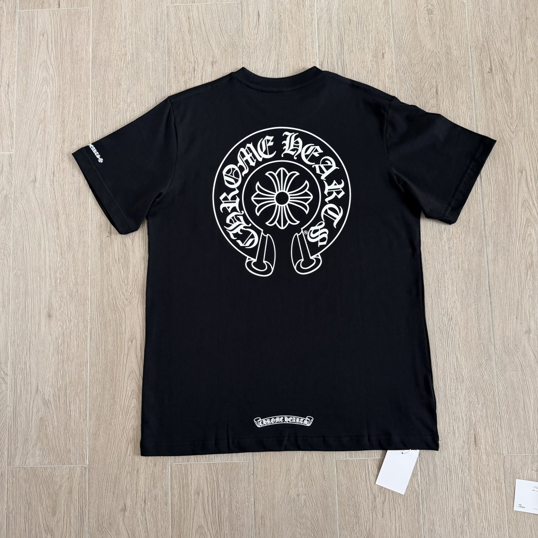 Chrome Hearts CH 克罗心  圆领 短袖 T恤 A0 经典马蹄 后下小印字