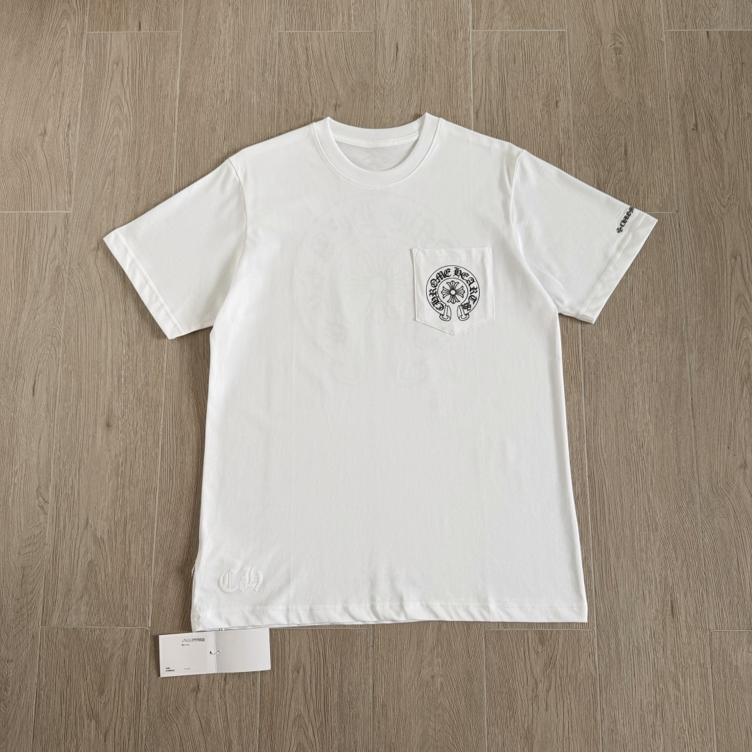 Chrome Hearts CH 克罗心  圆领 短袖 T恤 A0 经典马蹄 后下小印字