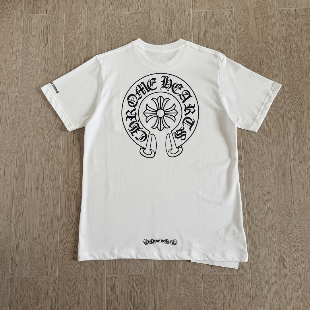 Chrome Hearts CH 克罗心  圆领 短袖 T恤 A0 经典马蹄 后下小印字