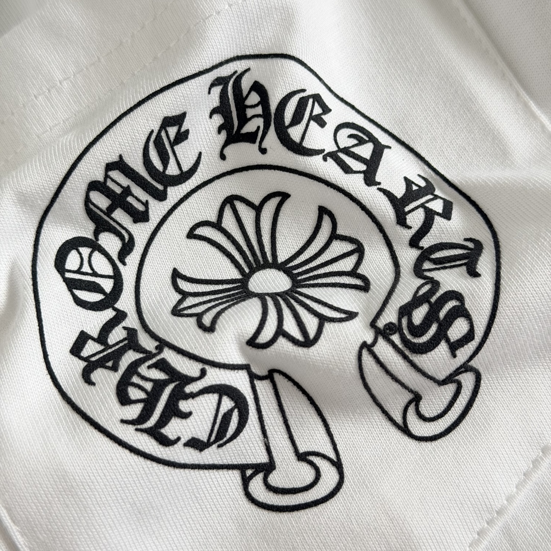 Chrome Hearts CH 克罗心  圆领 短袖 T恤 A0 经典马蹄 后下小印字