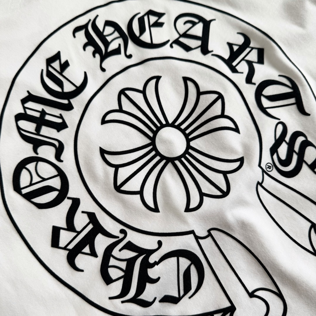 Chrome Hearts CH 克罗心  圆领 短袖 T恤 A0 经典马蹄 后下小印字