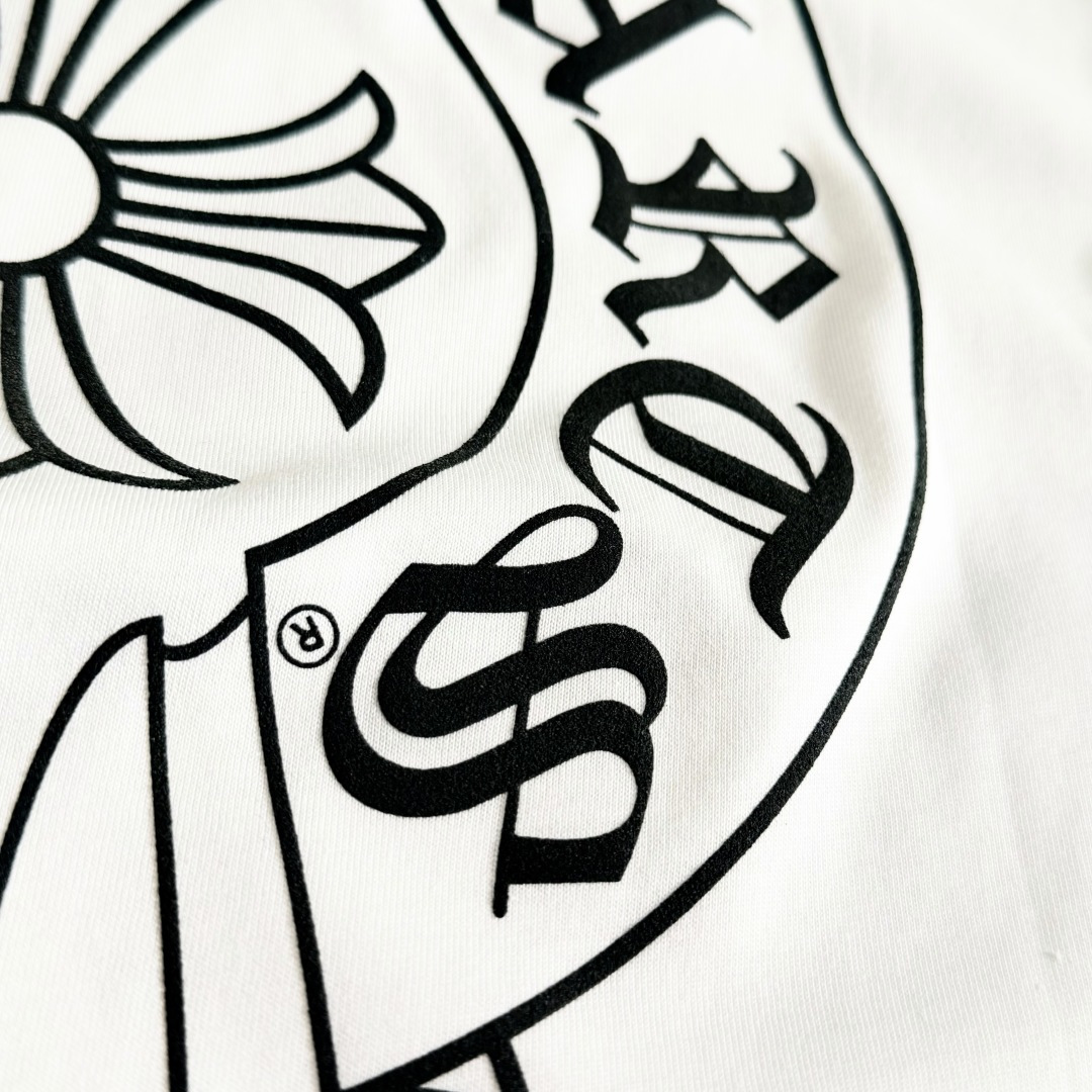Chrome Hearts CH 克罗心  圆领 短袖 T恤 A0 经典马蹄 后下小印字