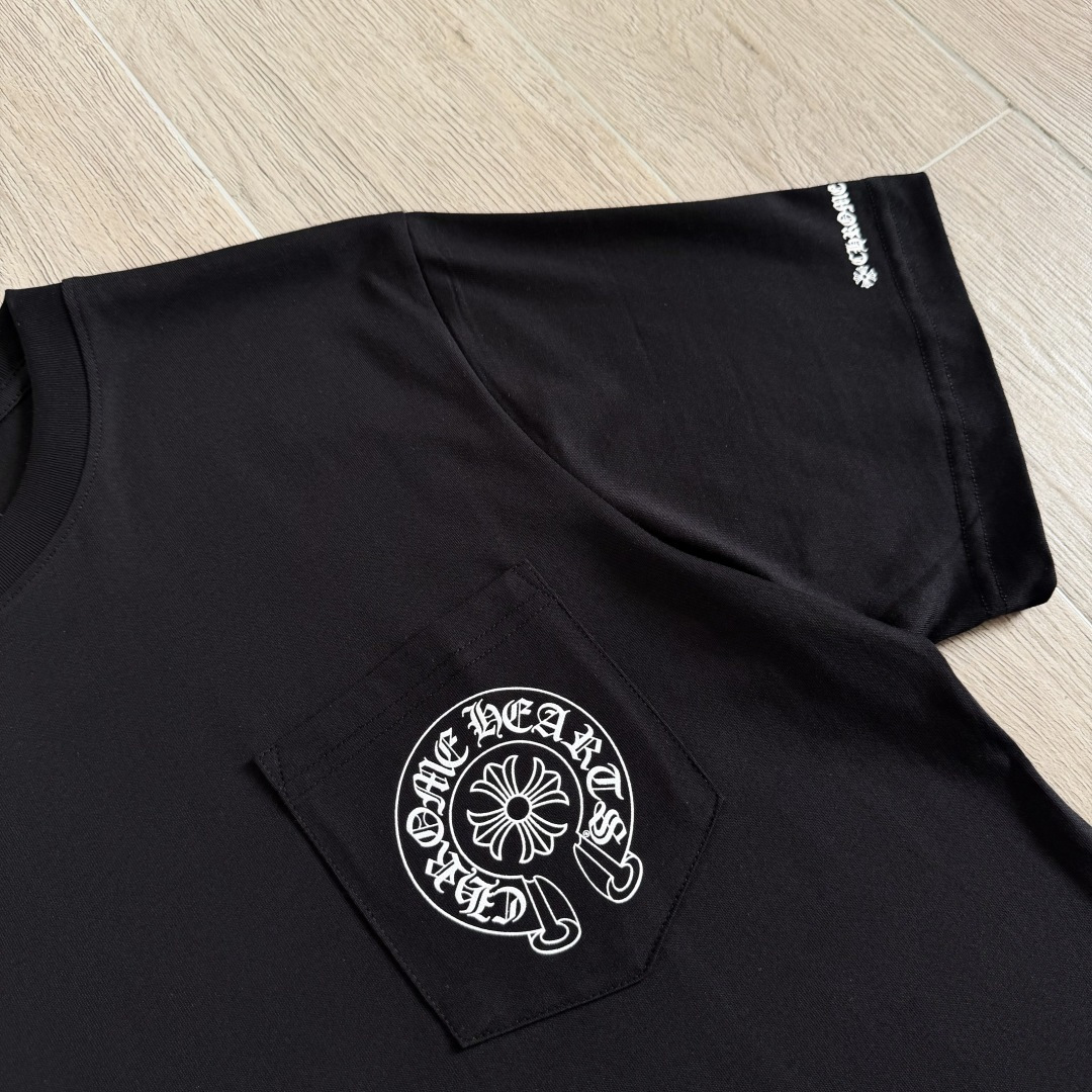 Chrome Hearts CH 克罗心  圆领 短袖 T恤 A0 经典马蹄 后下小印字