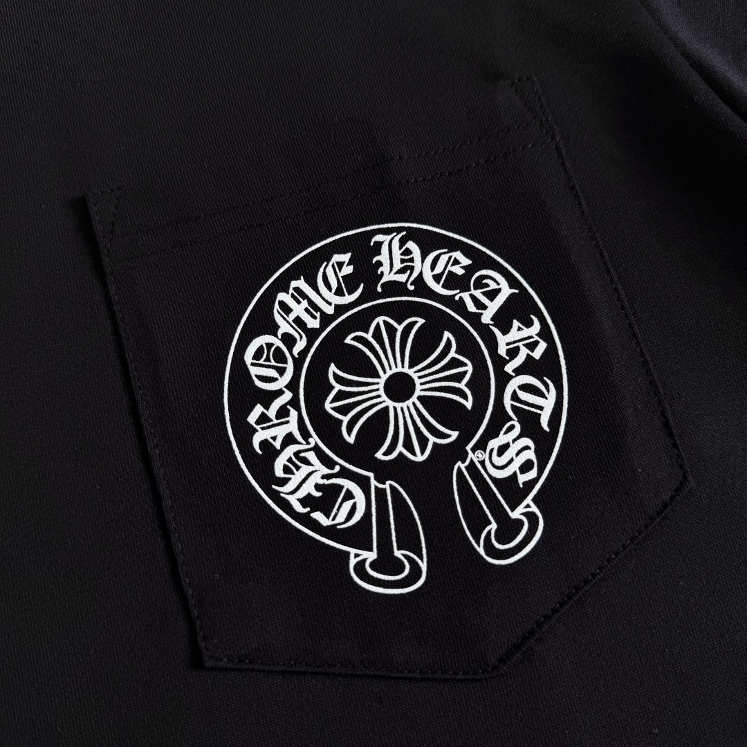 Chrome Hearts CH 克罗心  圆领 短袖 T恤 A0 经典马蹄 后下小印字