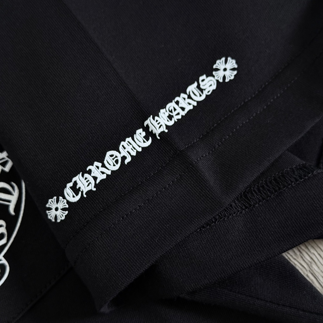 Chrome Hearts CH 克罗心  圆领 短袖 T恤 A0 经典马蹄 后下小印字