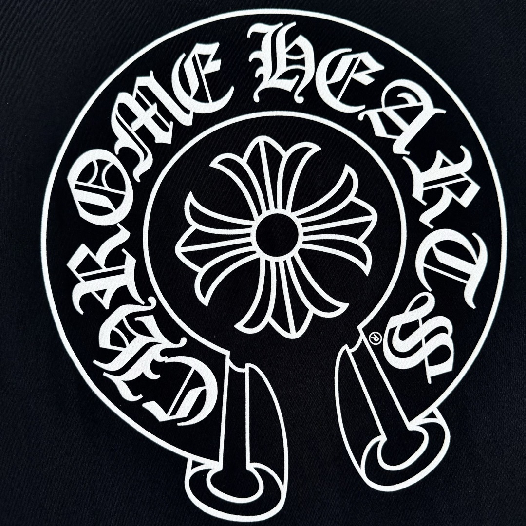Chrome Hearts CH 克罗心  圆领 短袖 T恤 A0 经典马蹄 后下小印字