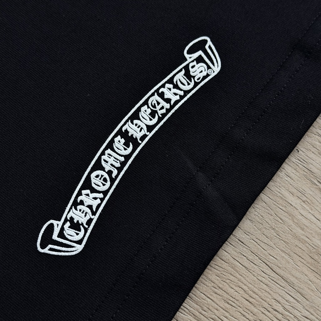 Chrome Hearts CH 克罗心  圆领 短袖 T恤 A0 经典马蹄 后下小印字