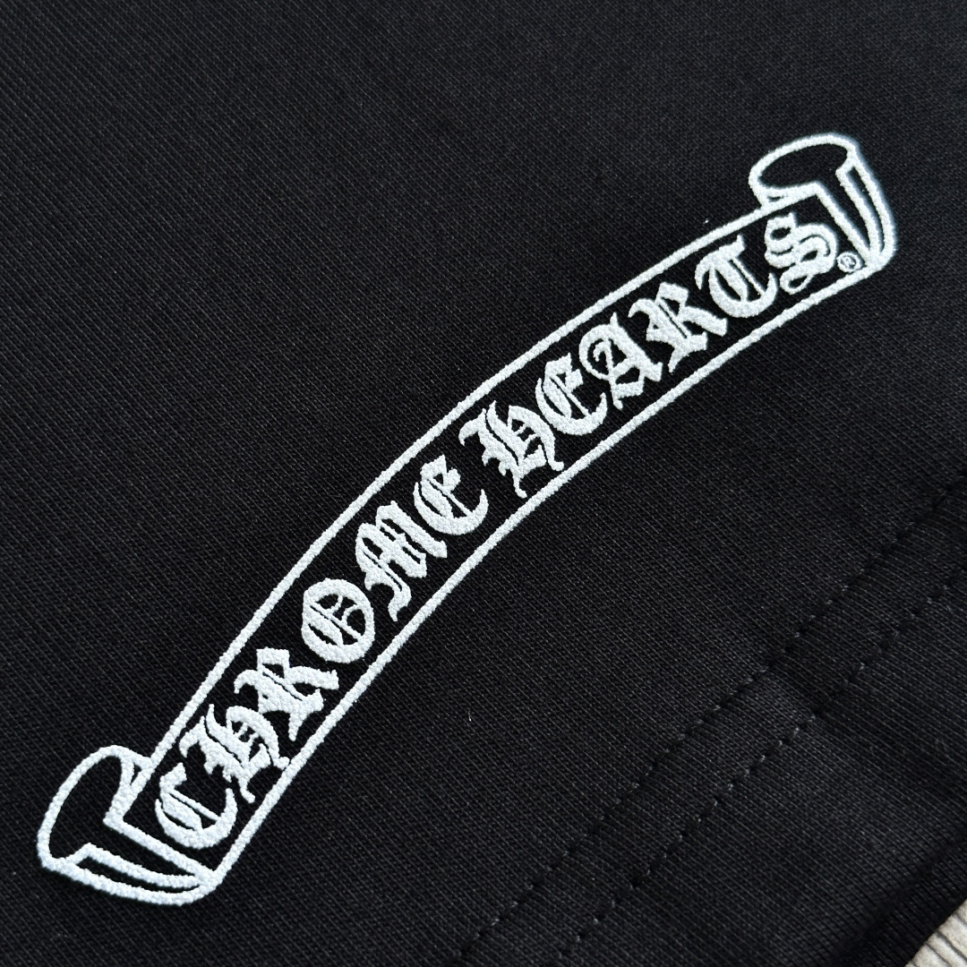 Chrome Hearts CH 克罗心  圆领 短袖 T恤 A0 彩色大面十字架